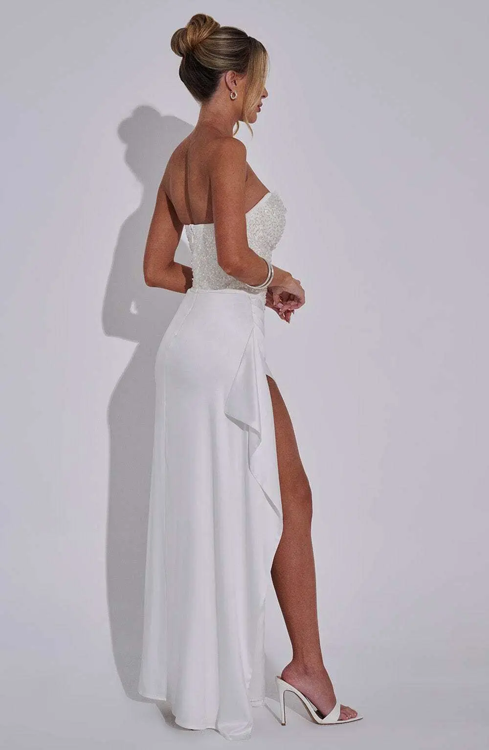 Emrielle Maxi Dress - Ivory - Image 7
