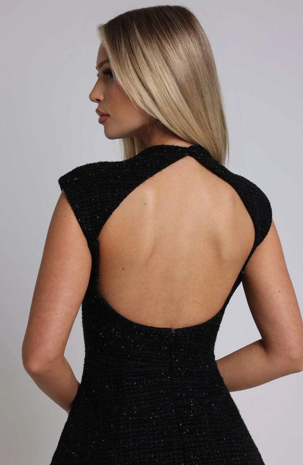 Blake Mini Dress - Black - Image 8