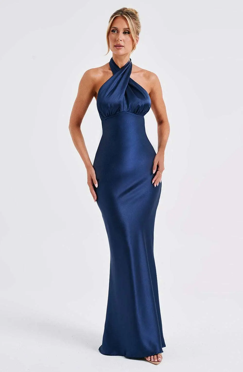 Dimitra Maxi Dress - Navy - Image 3