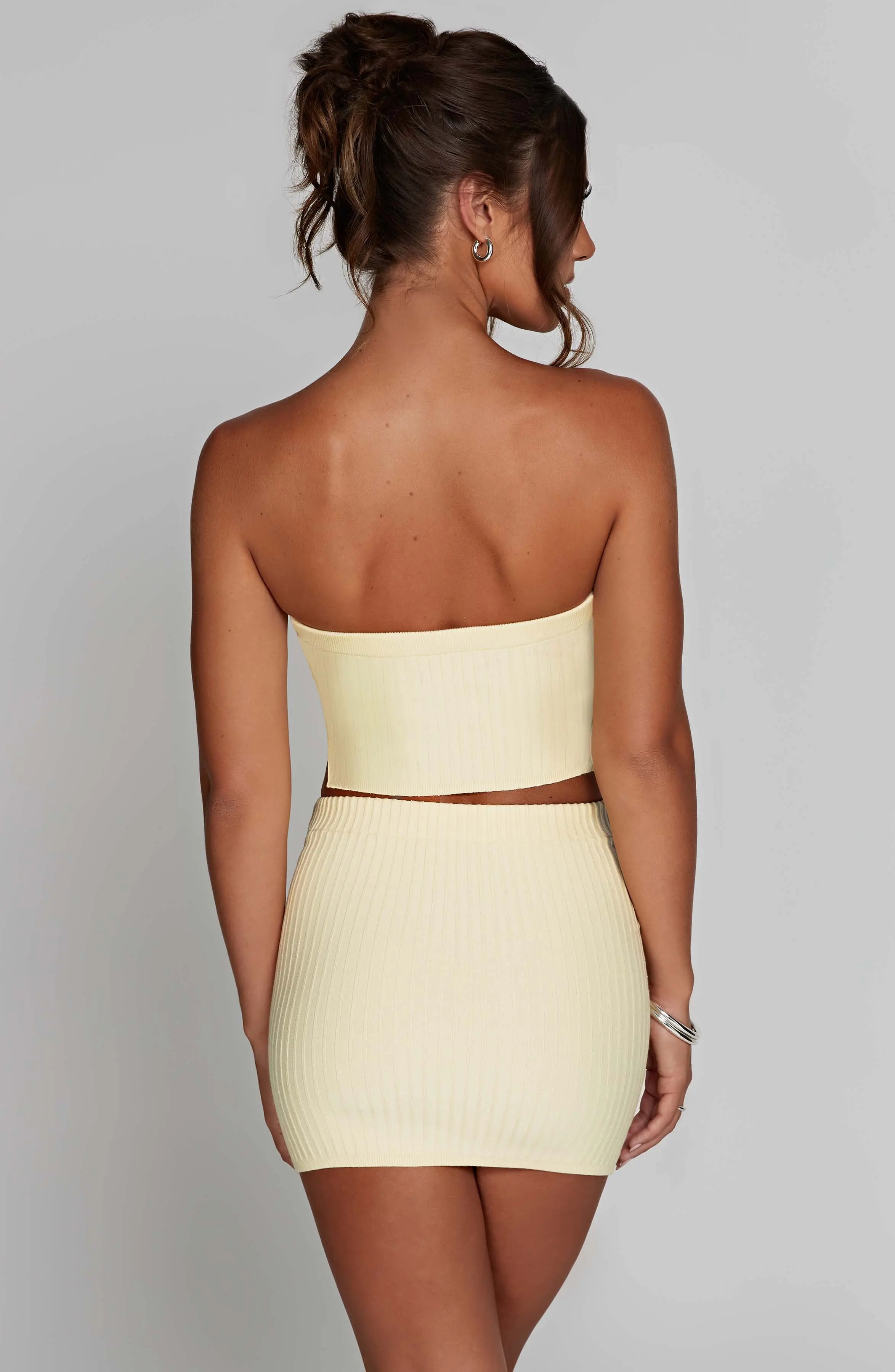 Jaz Mini Skirt - Lemon - Image 5