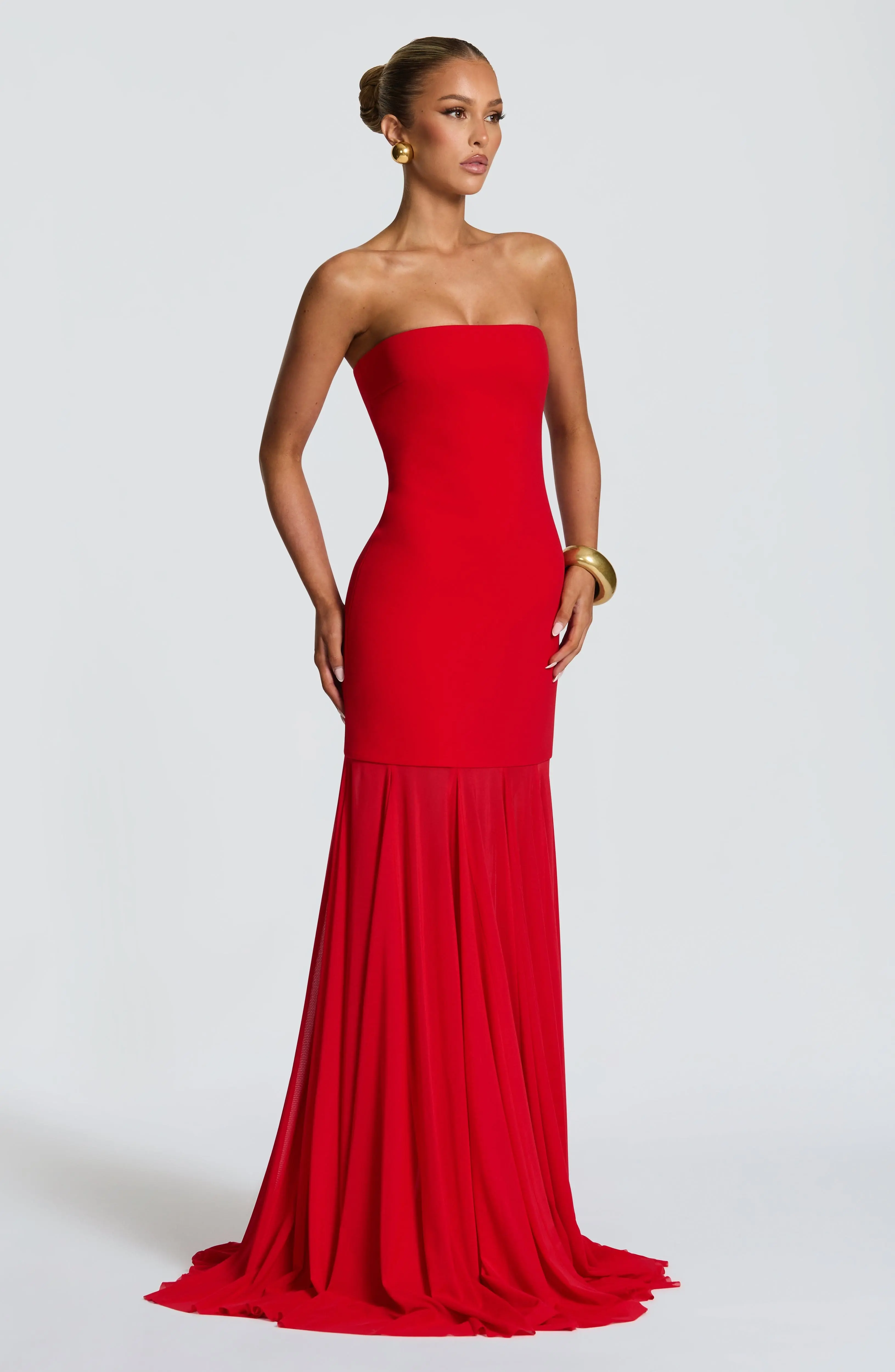 Merritt Gown - Red - Image 5