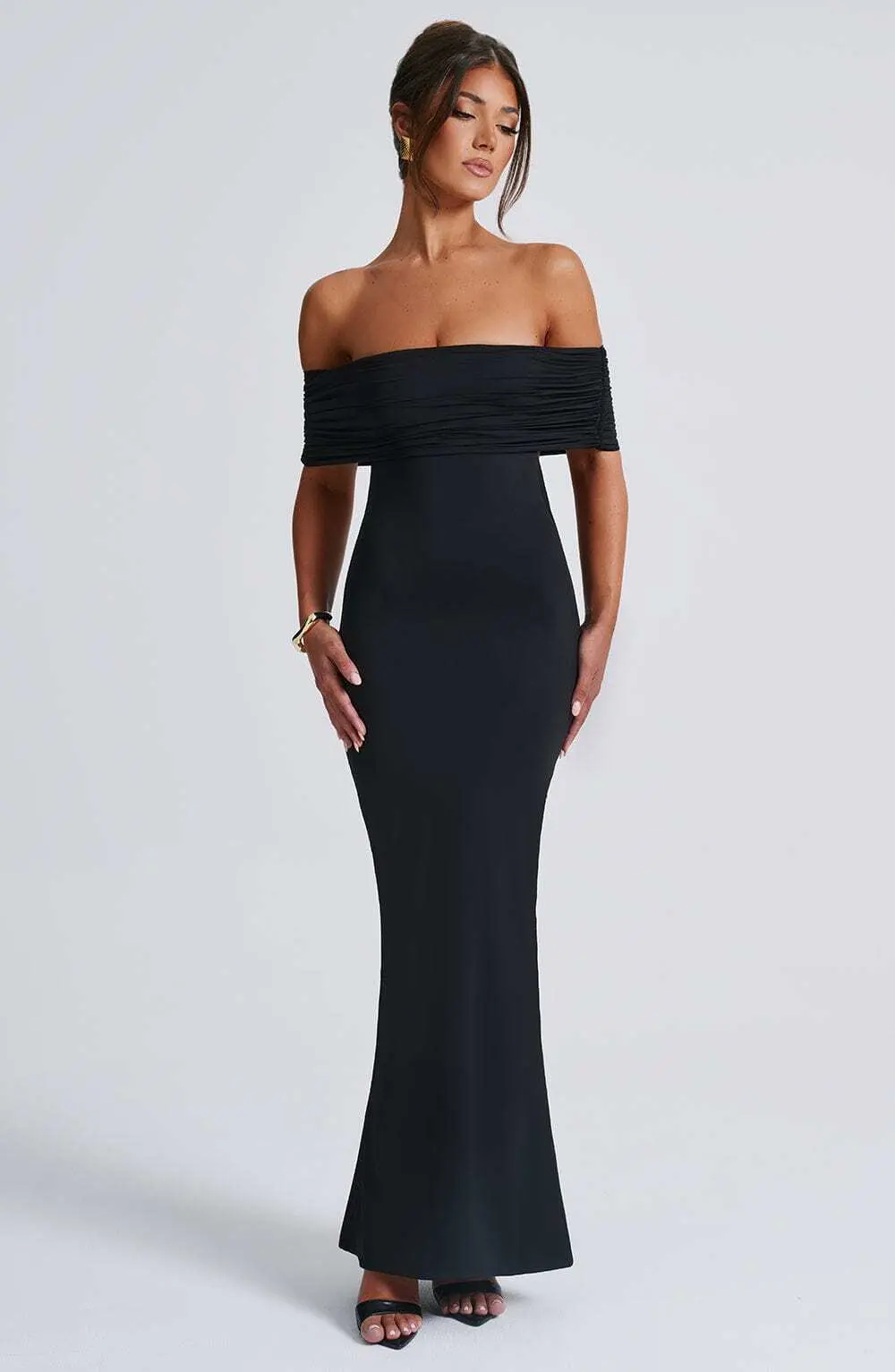 Belinda Maxi Dress - Black - Image 9