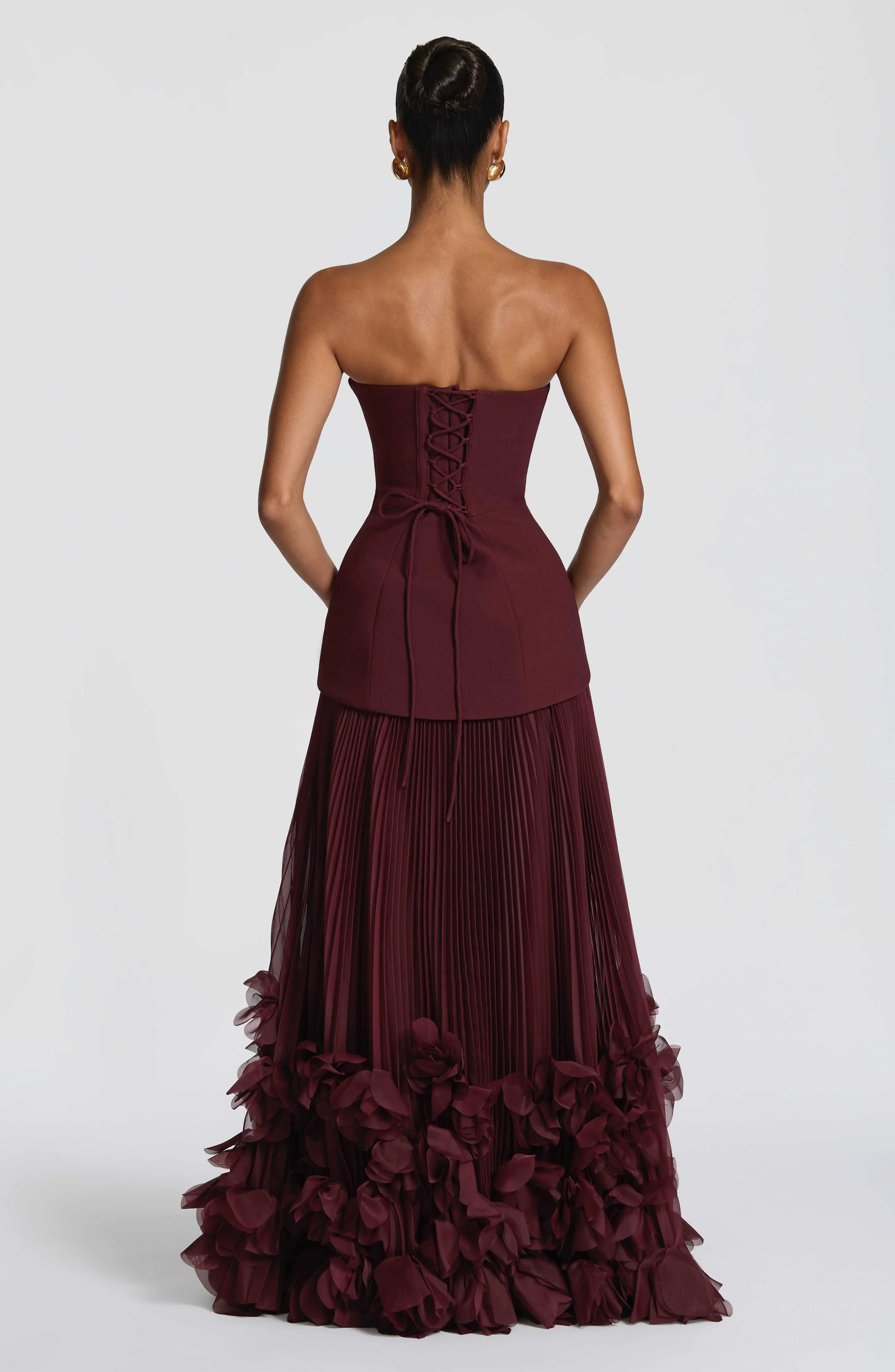 Seraphina Gown - Cherry Lacquer - Image 2