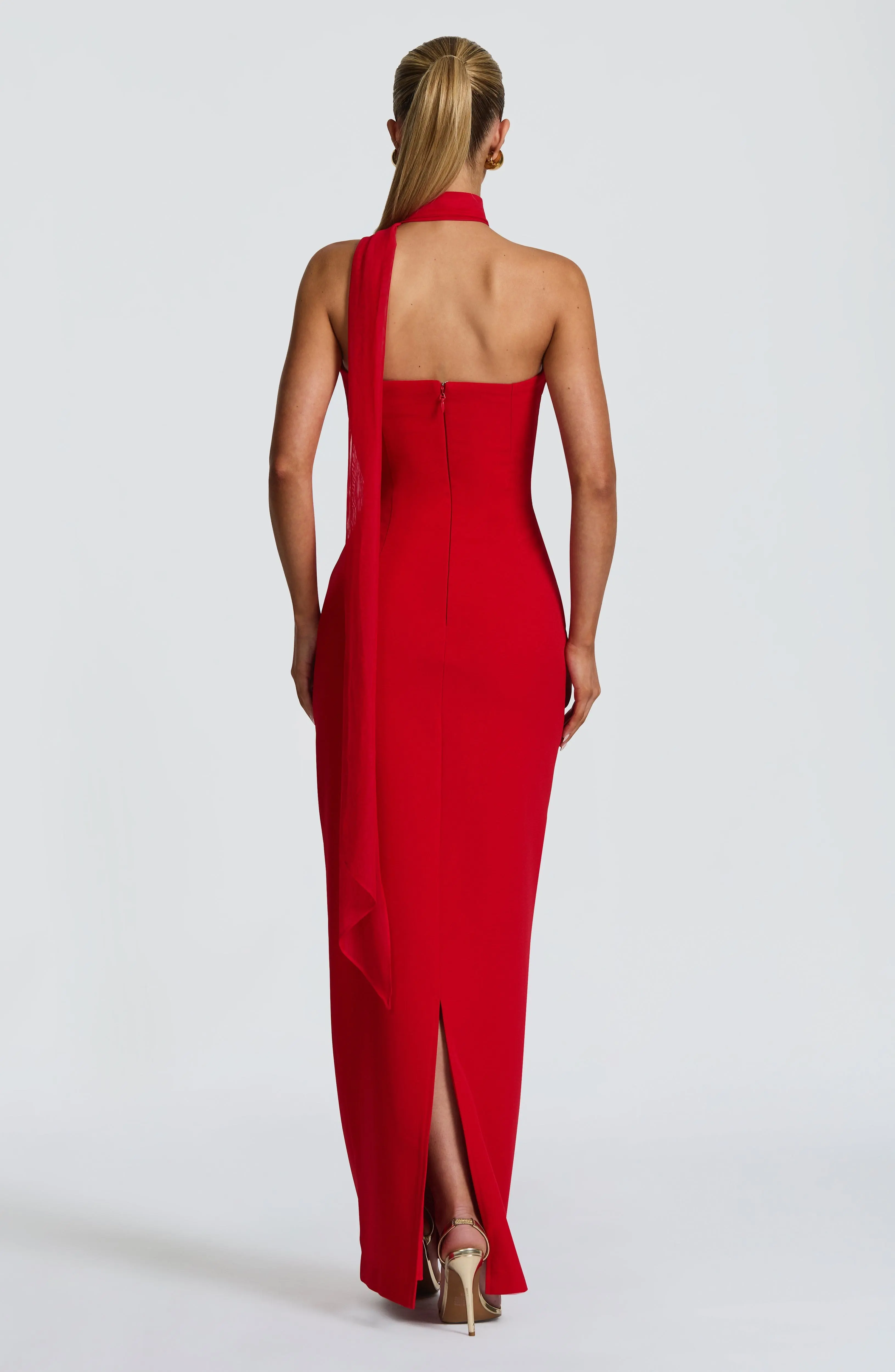 Lindsey Maxi Dress - Red - Image 4