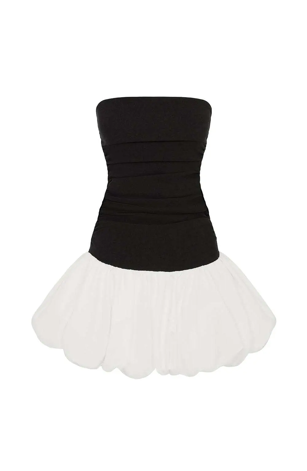 Gemma Mini Dress - Black/White - Image 13