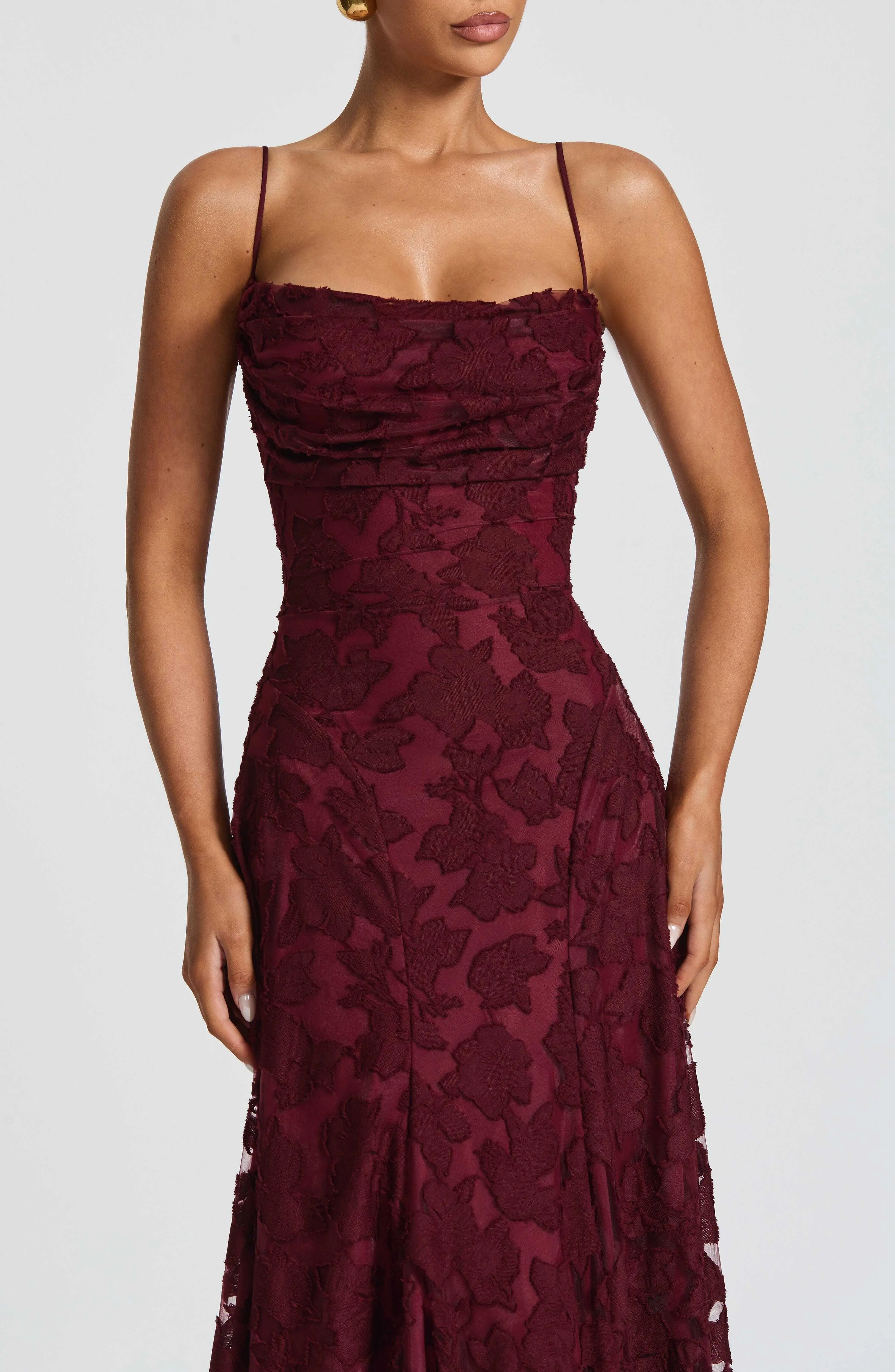Francis Maxi Dress - Cherry Lacquer - Image 6