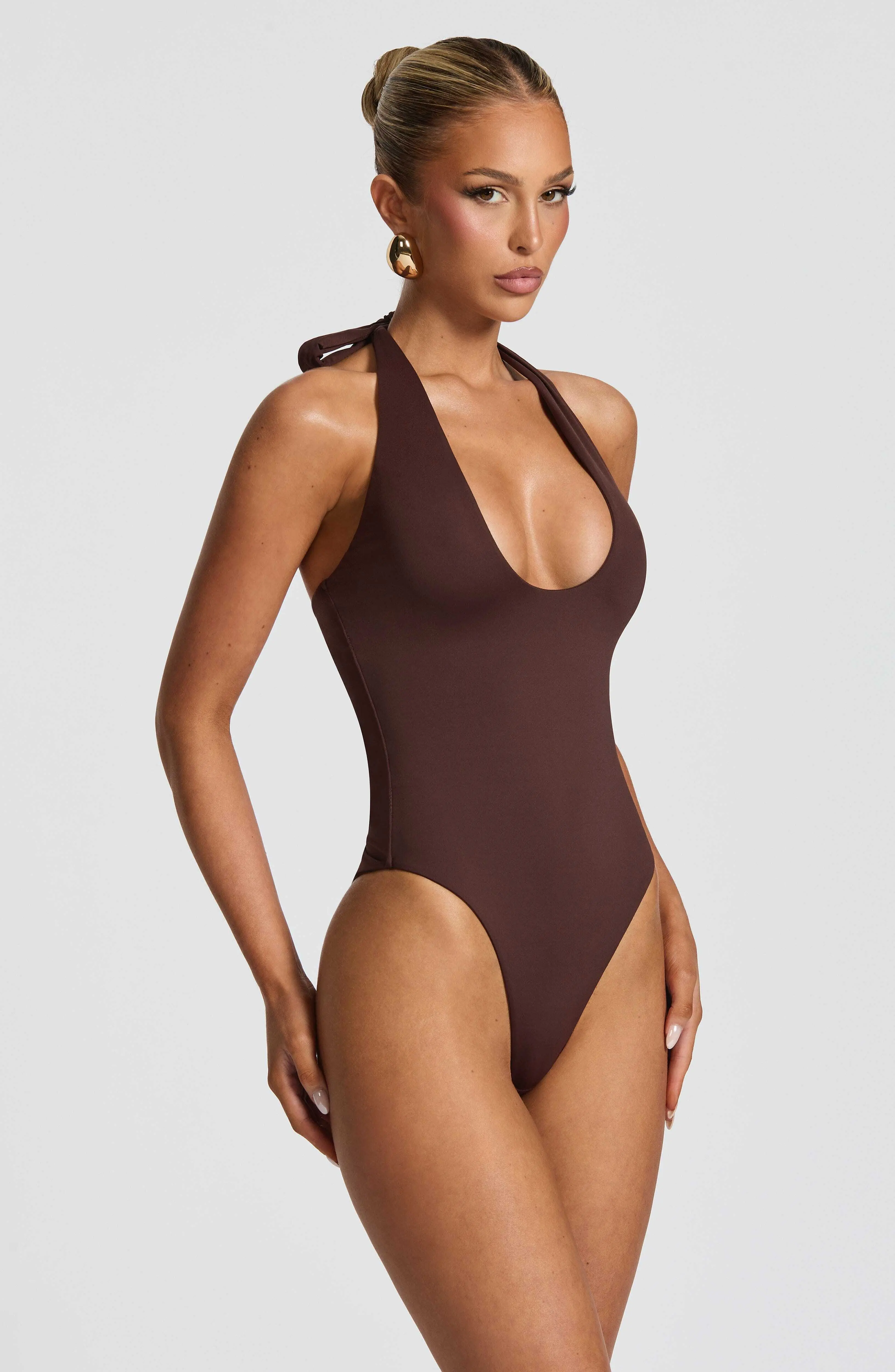 Odele Bodysuit - Plum Brown - Image 3