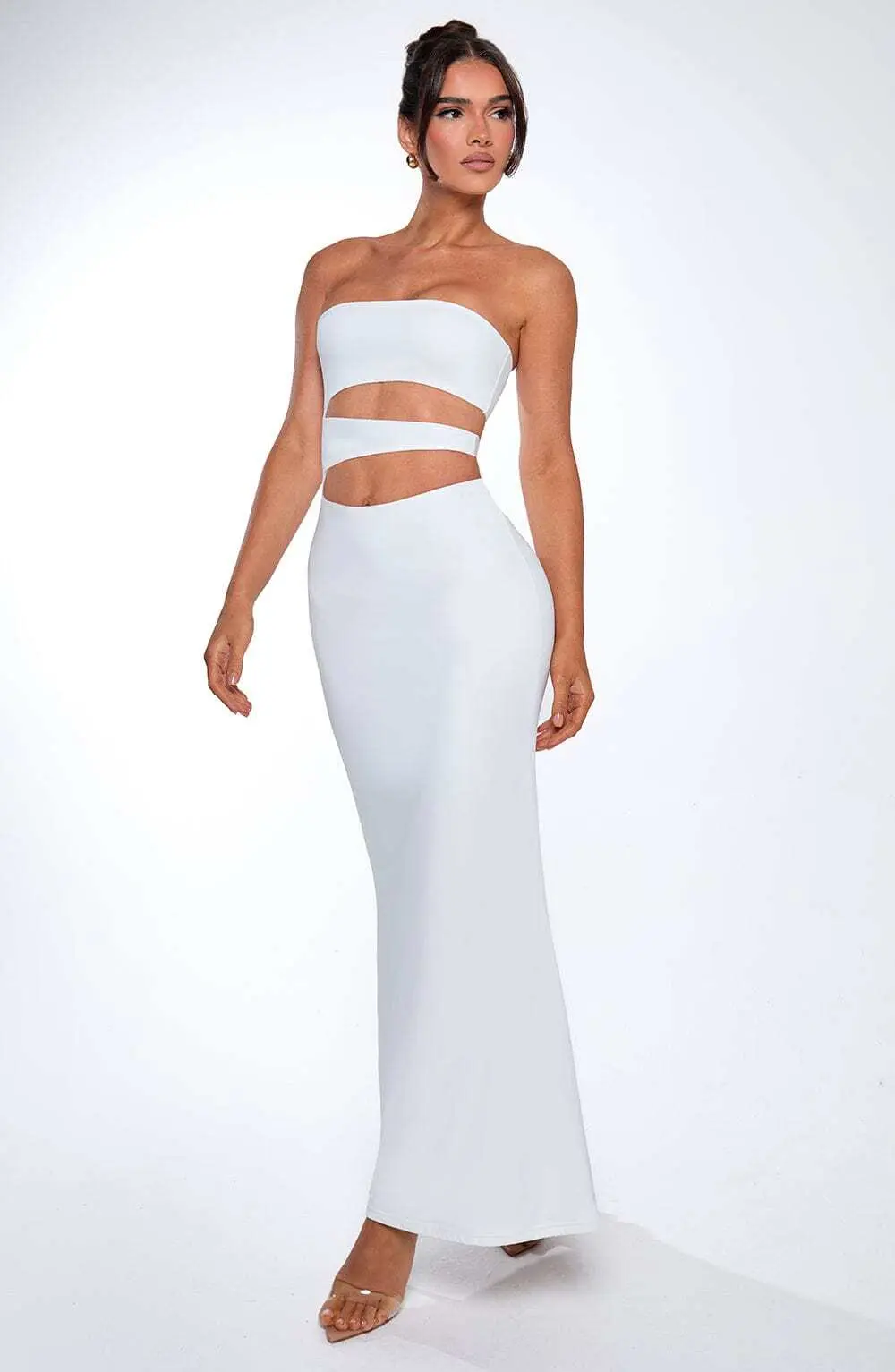 Milia Maxi Dress - White - Image 3