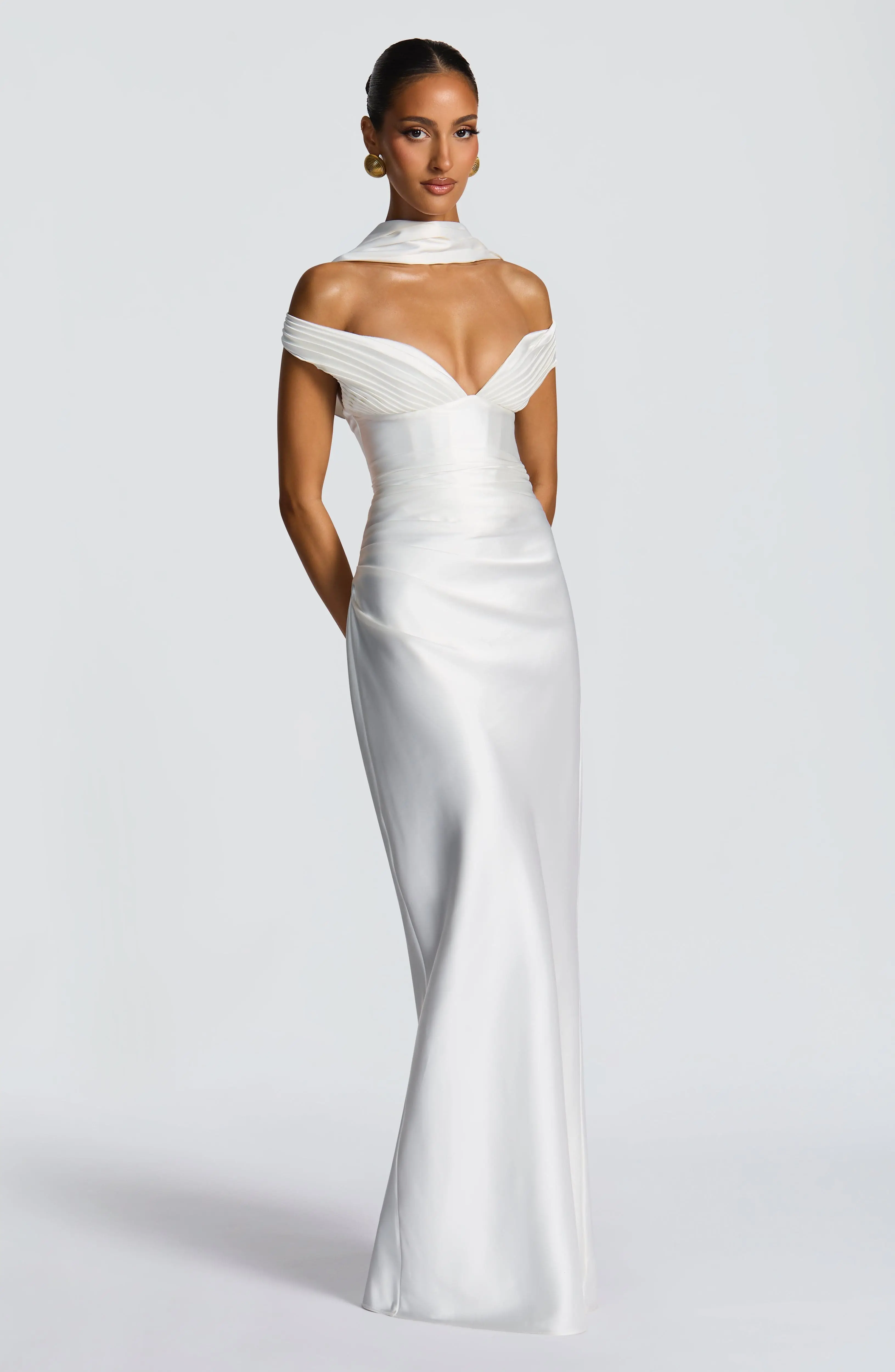Aurelia Maxi Dress - Ivory - Image 10