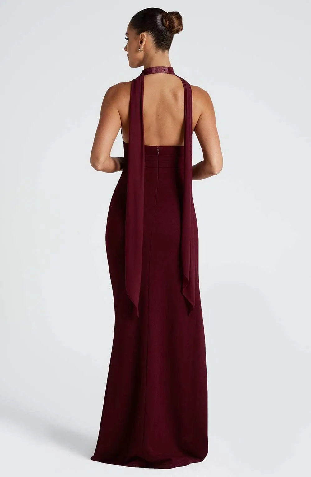 Paulina Maxi Dress - Cherry Lacquer - Image 3