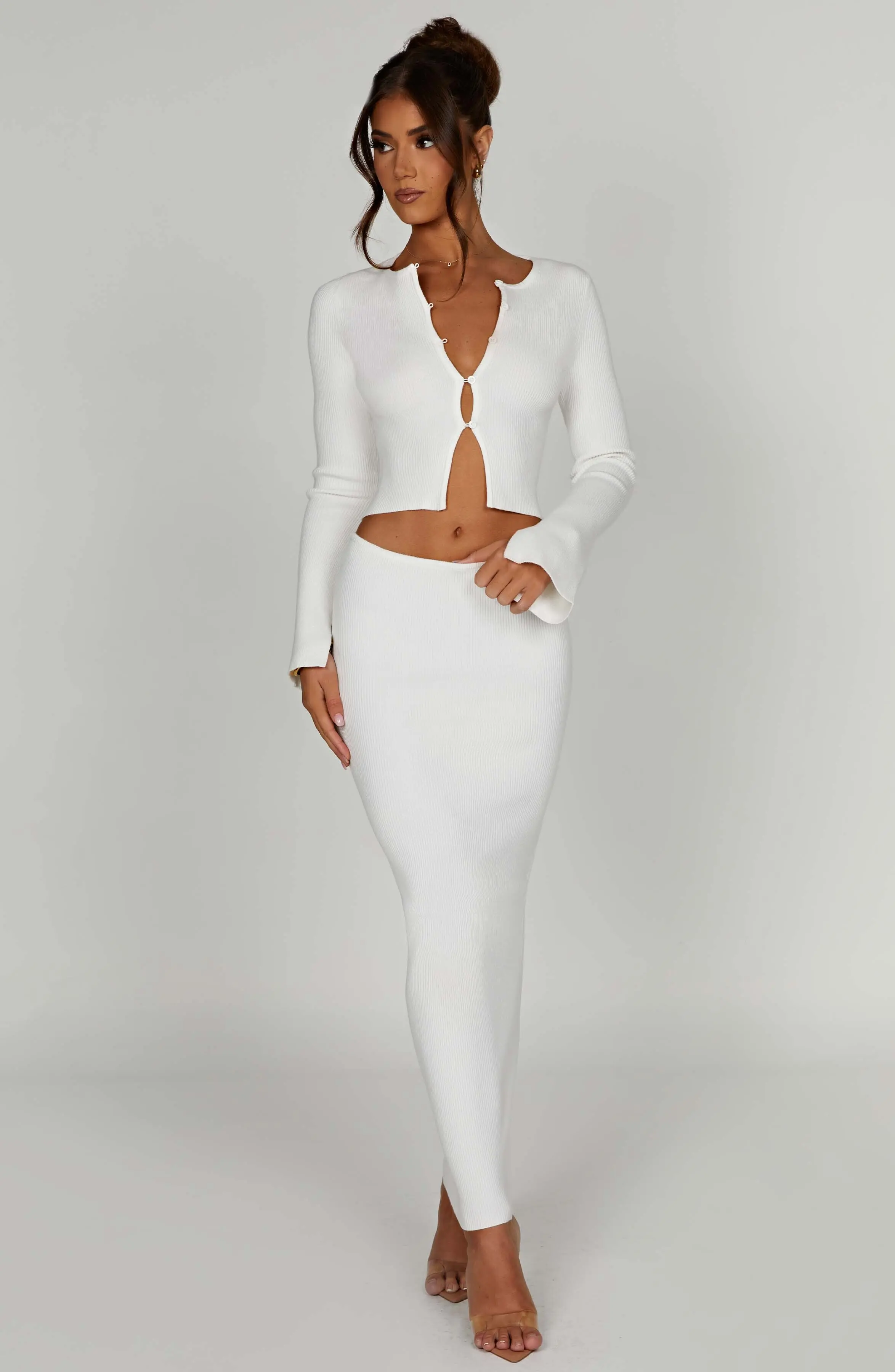 Elia Maxi Skirt - White - Image 4