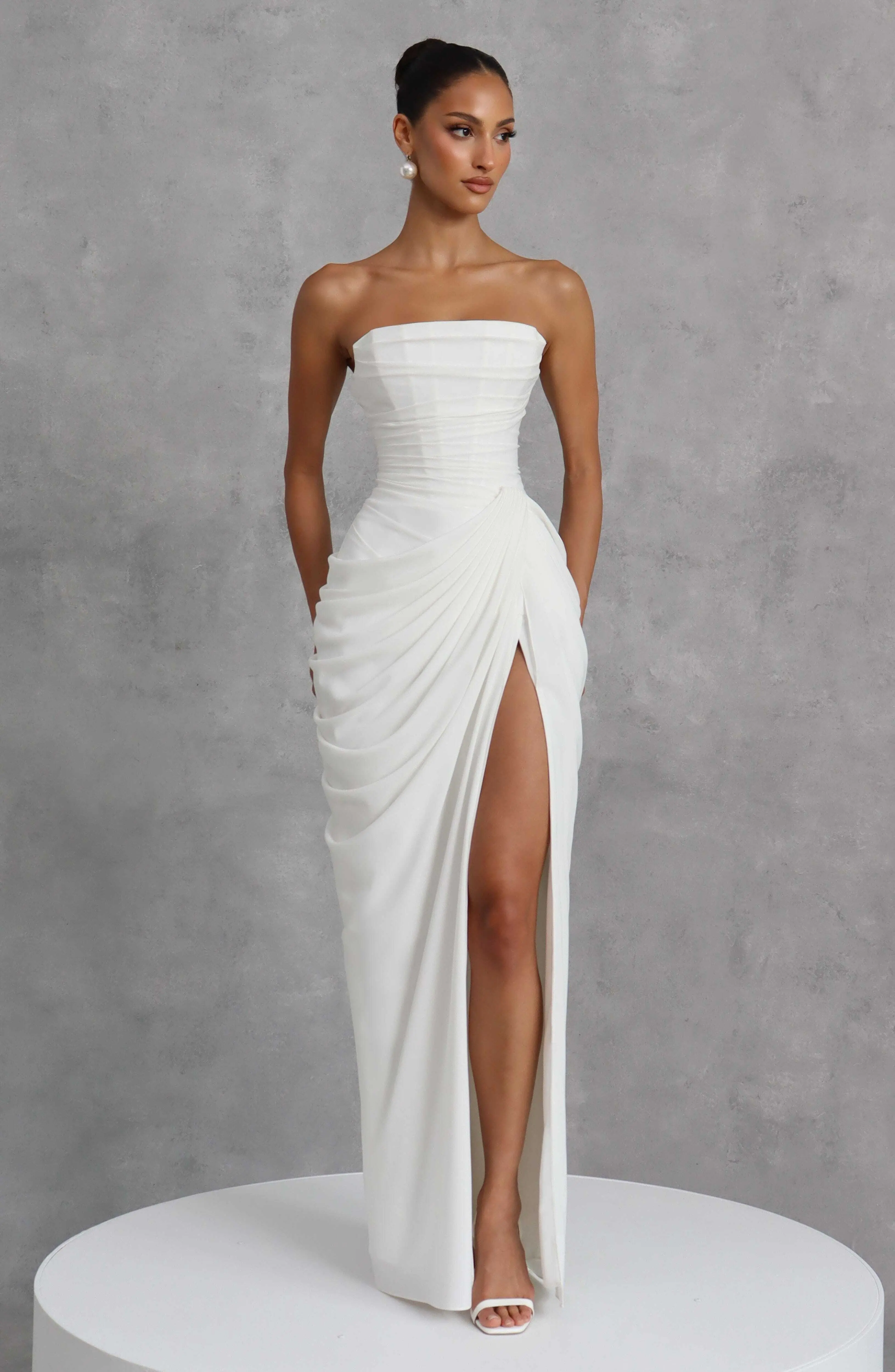 Cyra Maxi Dress - Ivory - Image 7