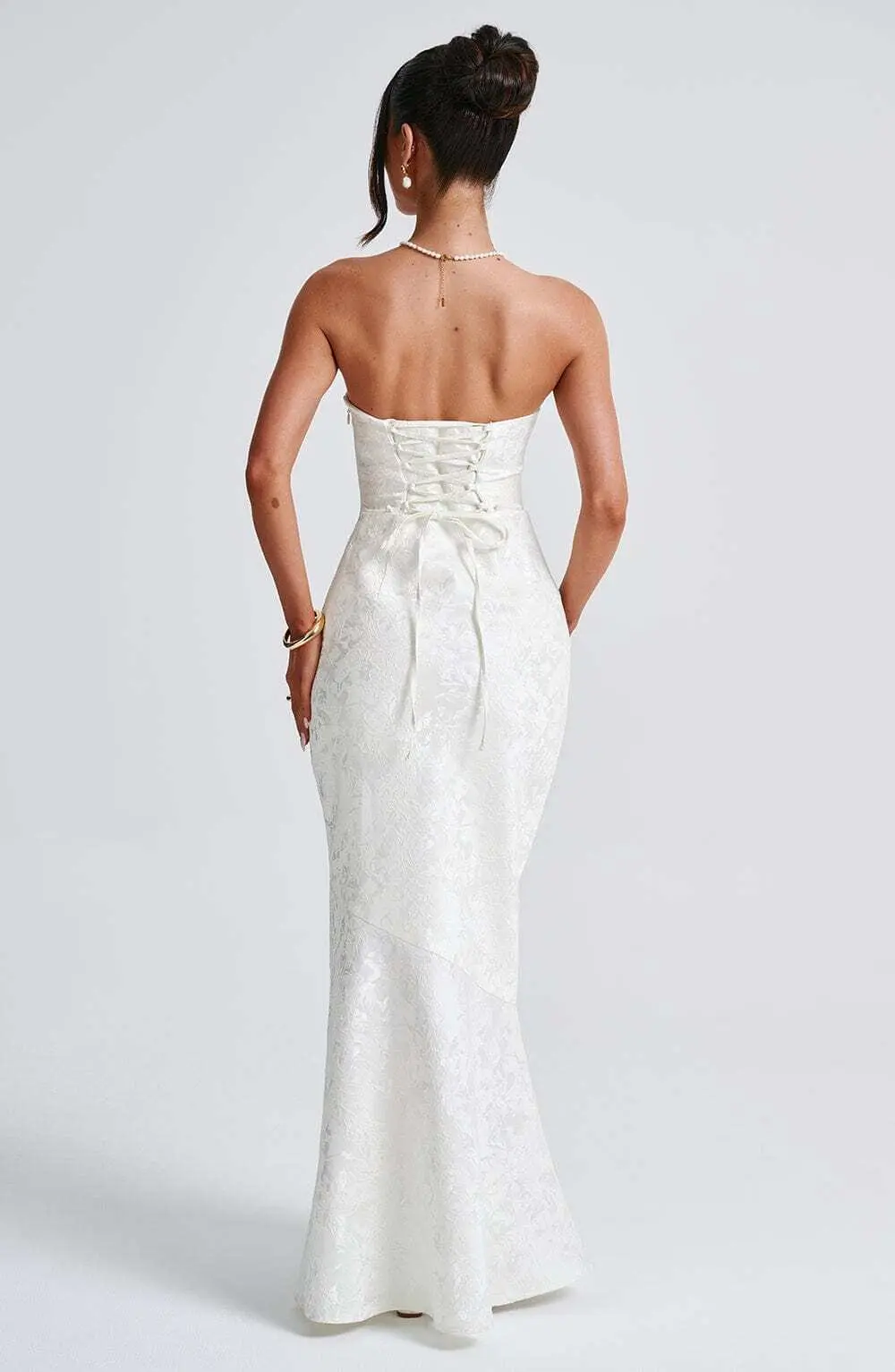 Felicity Maxi Dress - Ivory - Image 6