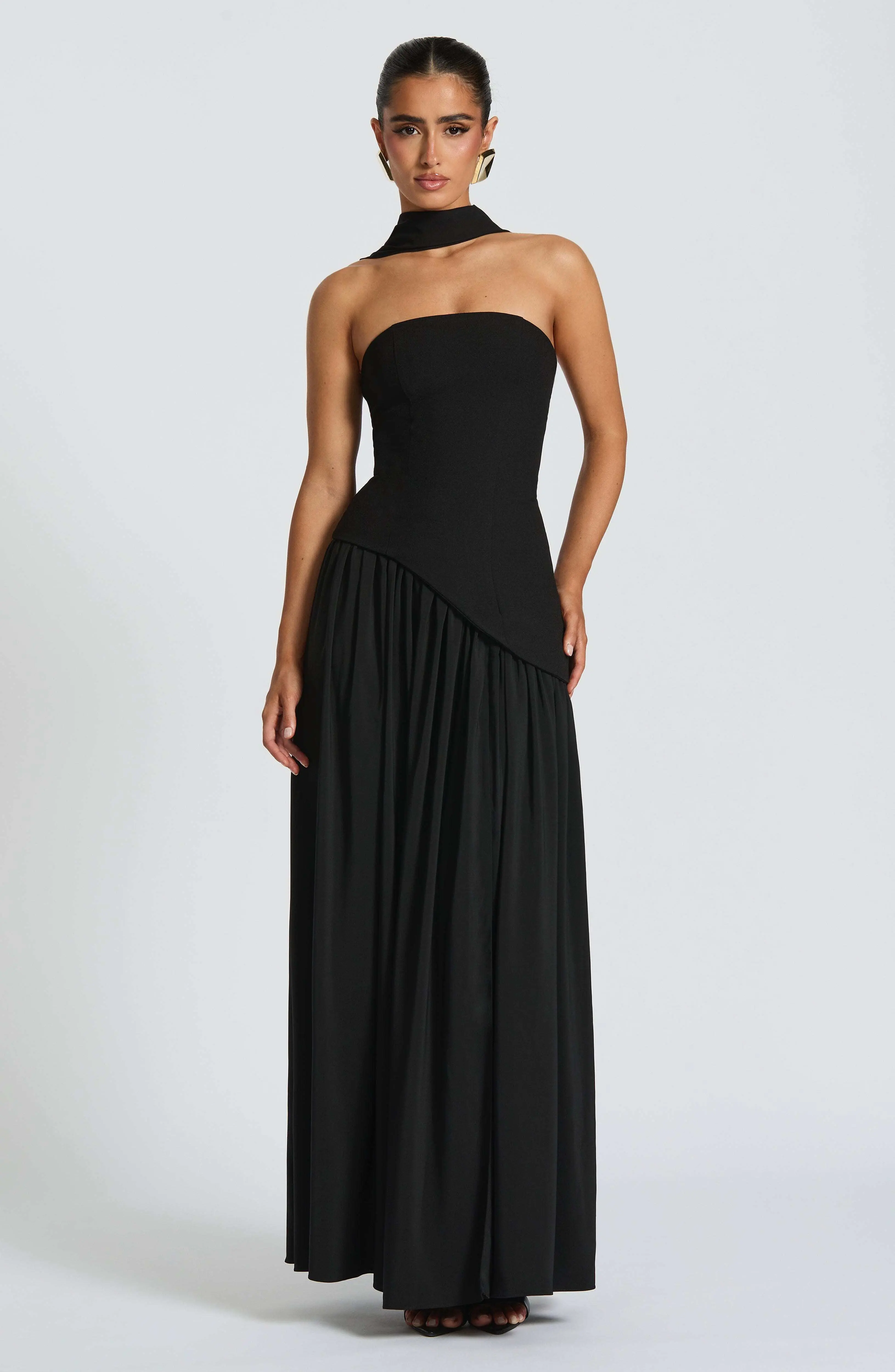 Maliyah Maxi Dress - Black - Image 5