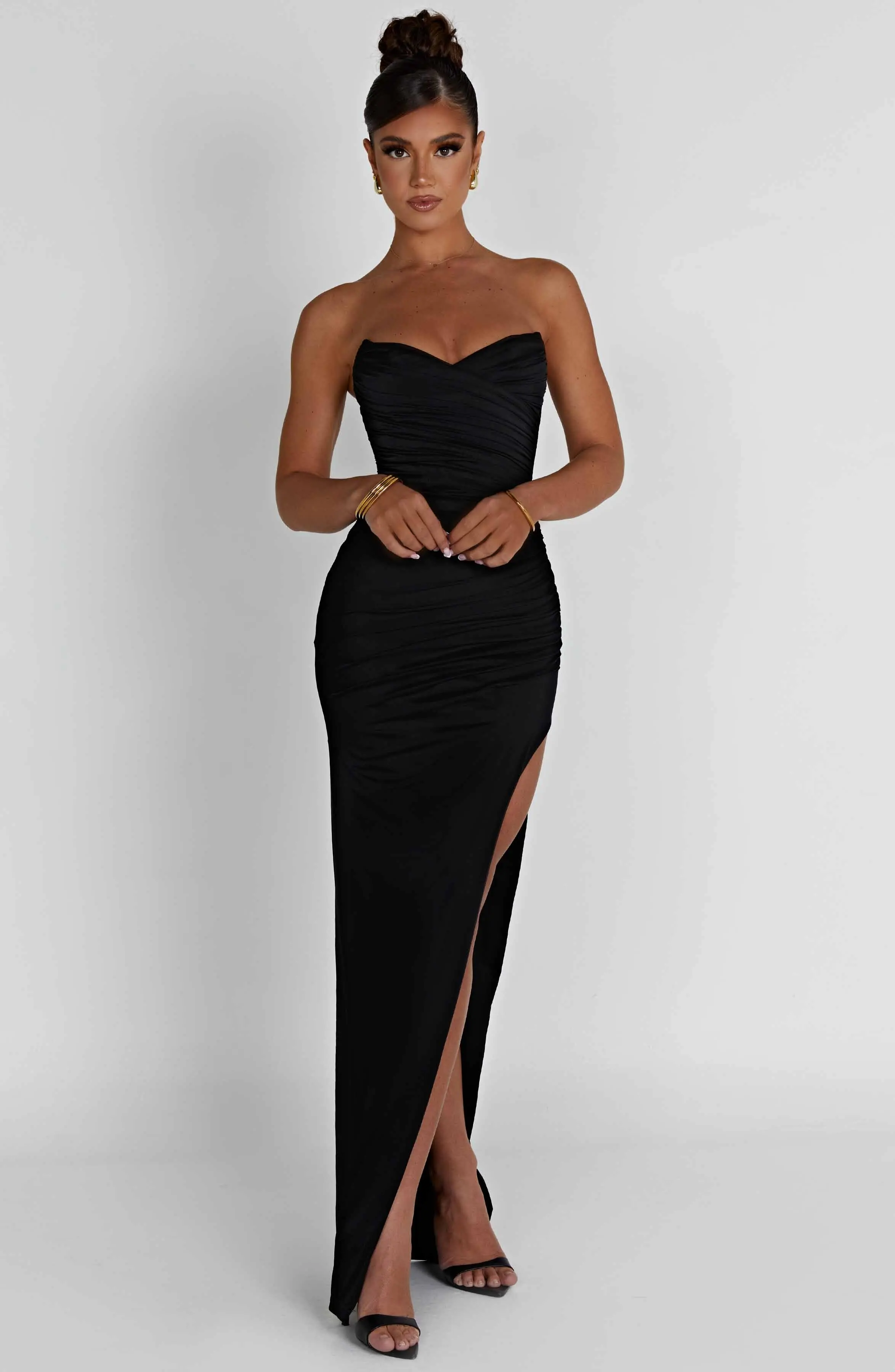 Giovanna Maxi Dress - Black - Image 6