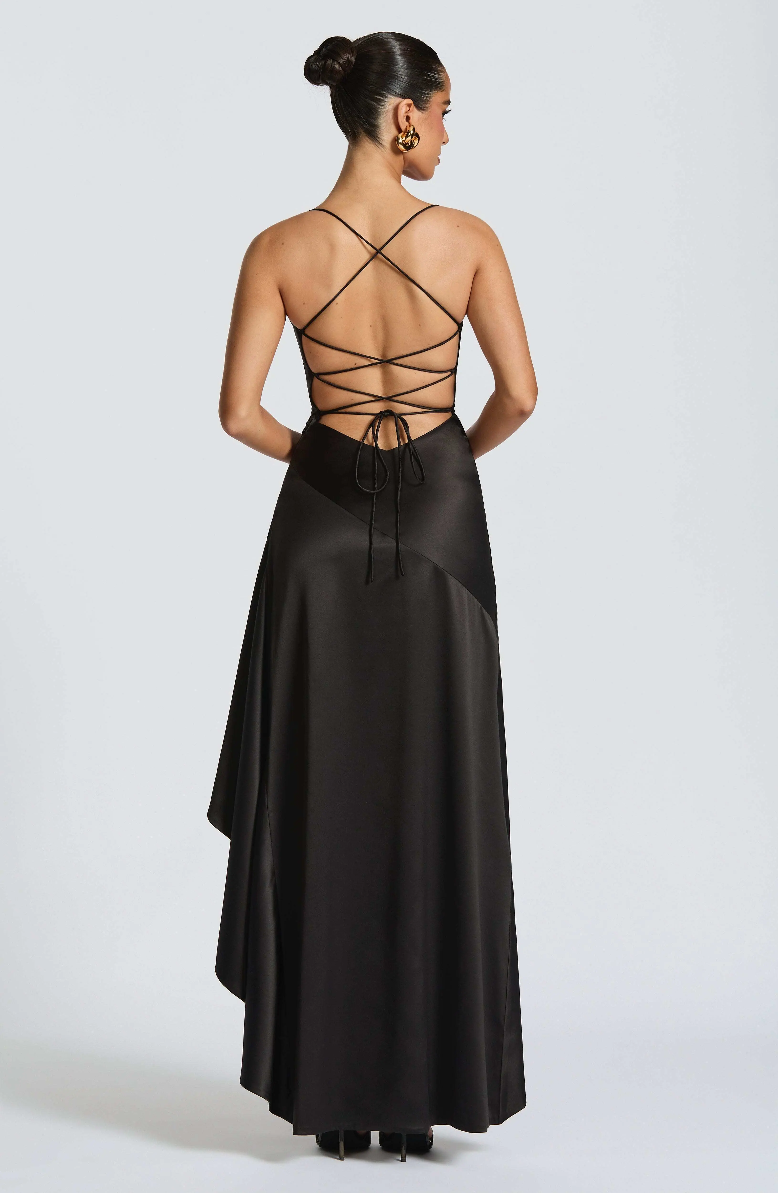 Samira Maxi Dress - Black - Image 4