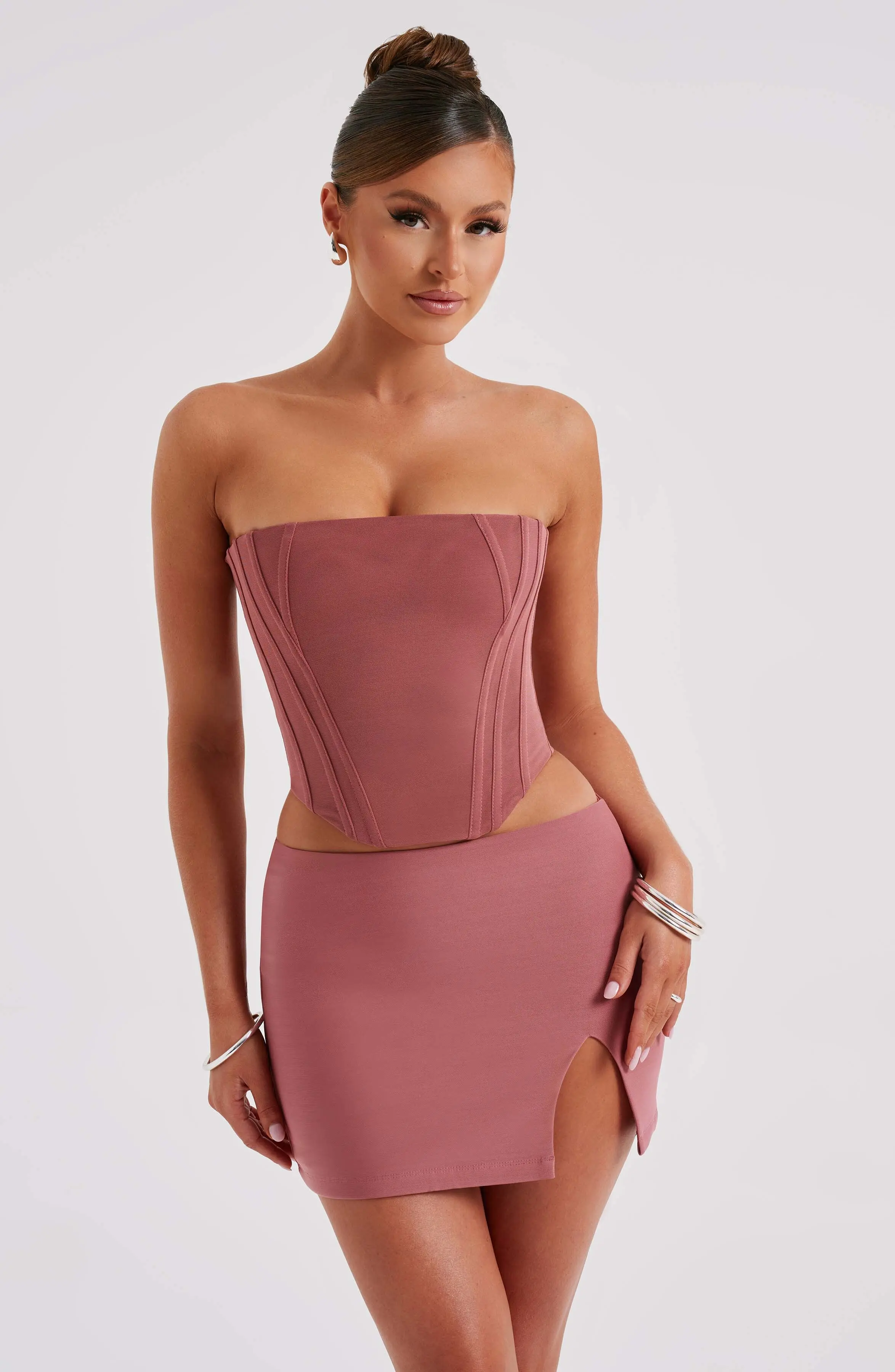 Alina Mini Skirt - Rose Pink - Image 6