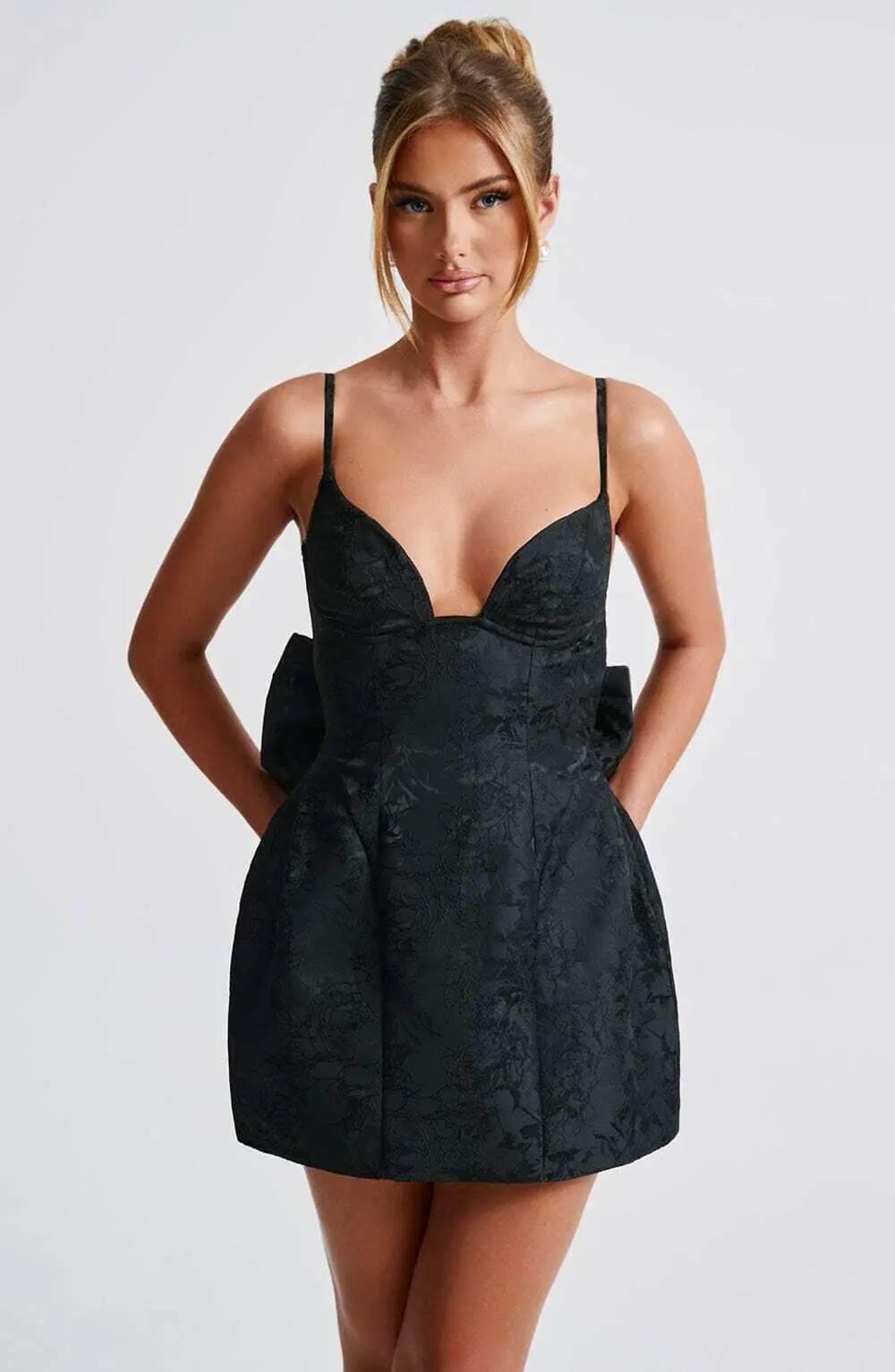Zoella Mini Dress - Black - Image 8