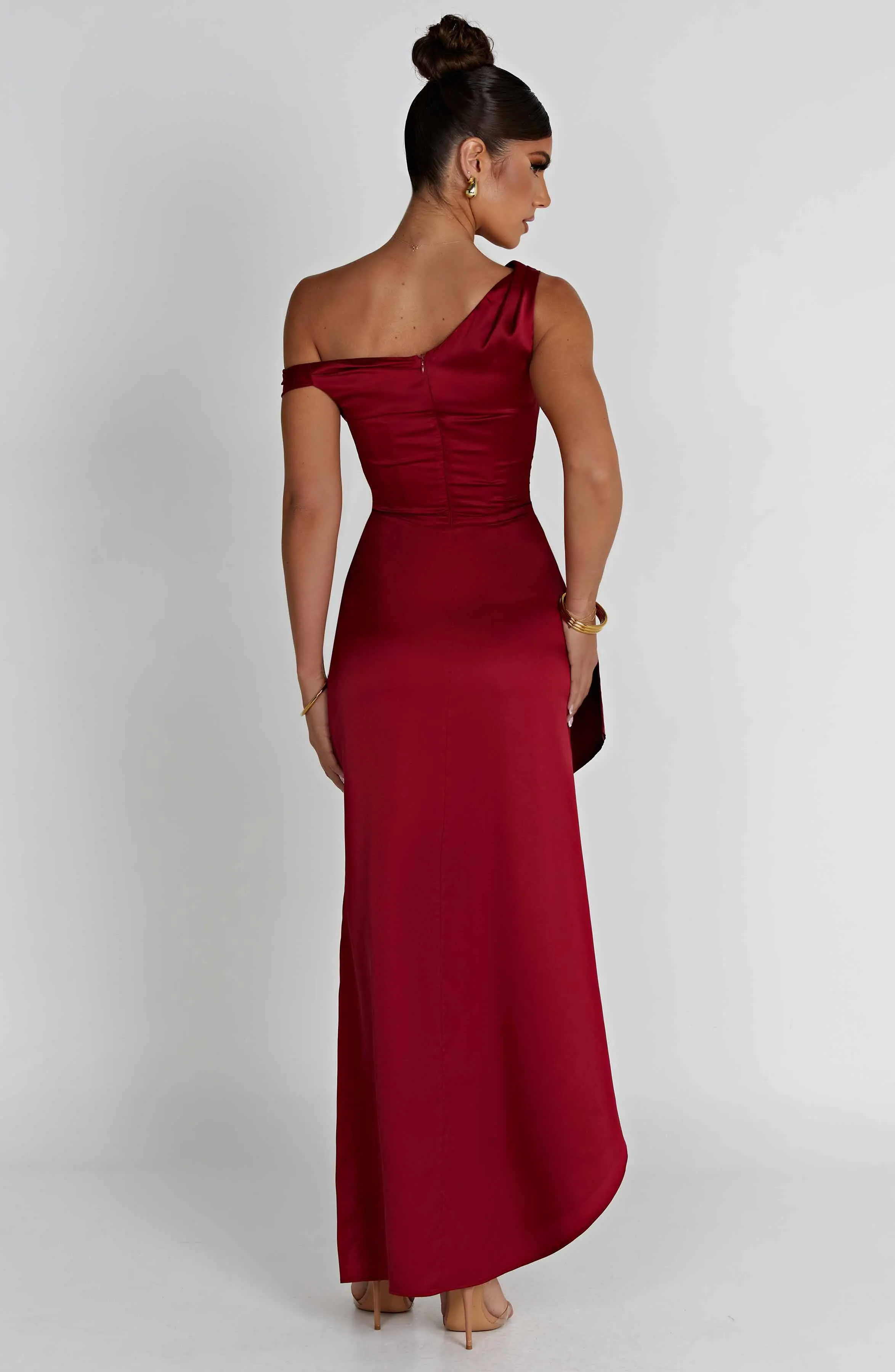 Juliene Maxi Dress - Wine - Image 4