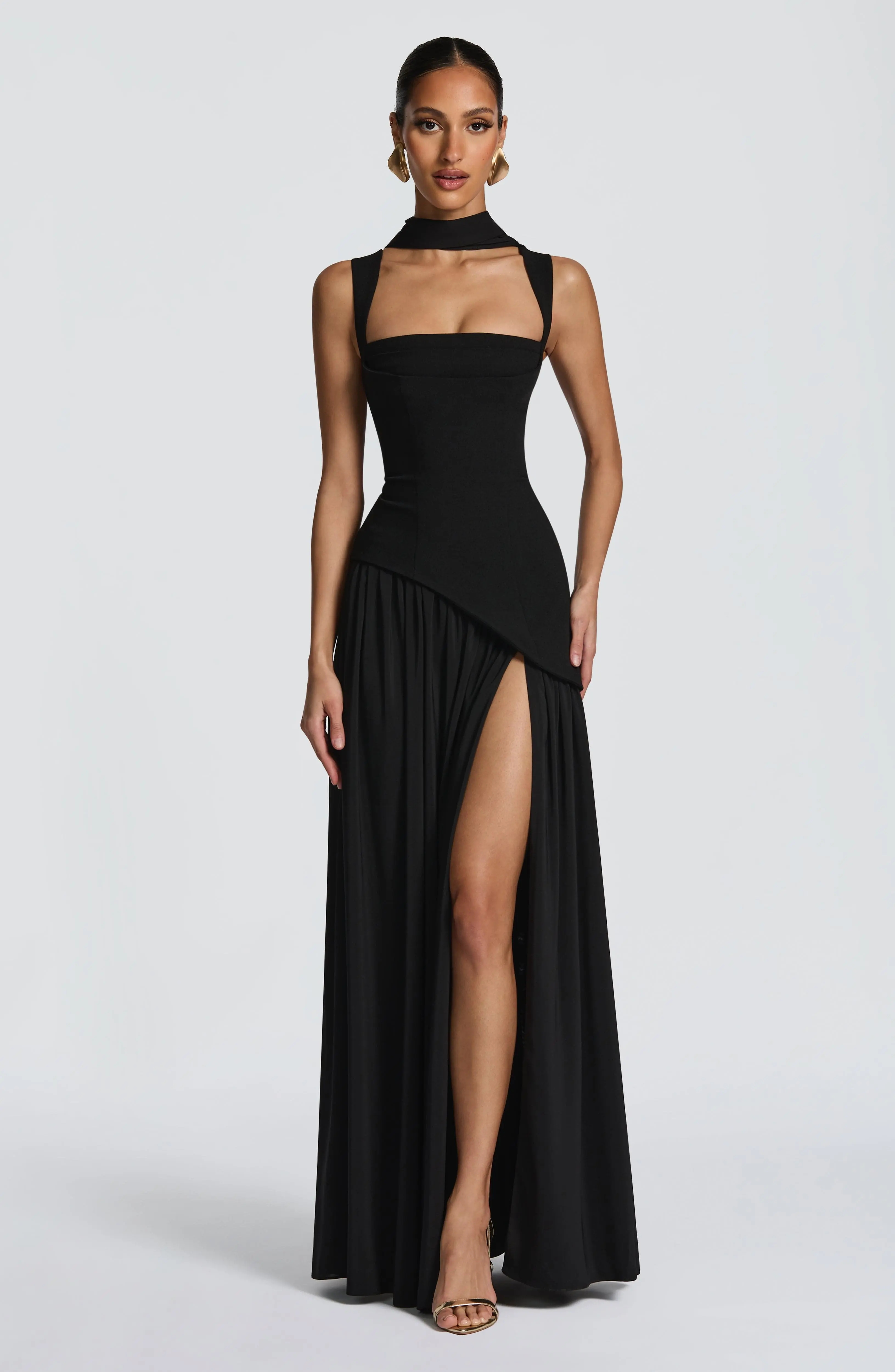 Tullulah Maxi Dress - Black - Image 13
