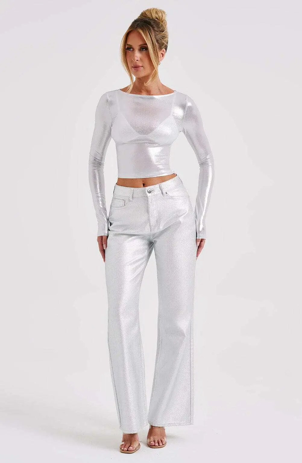 Kyranni Top - Silver - Image 4