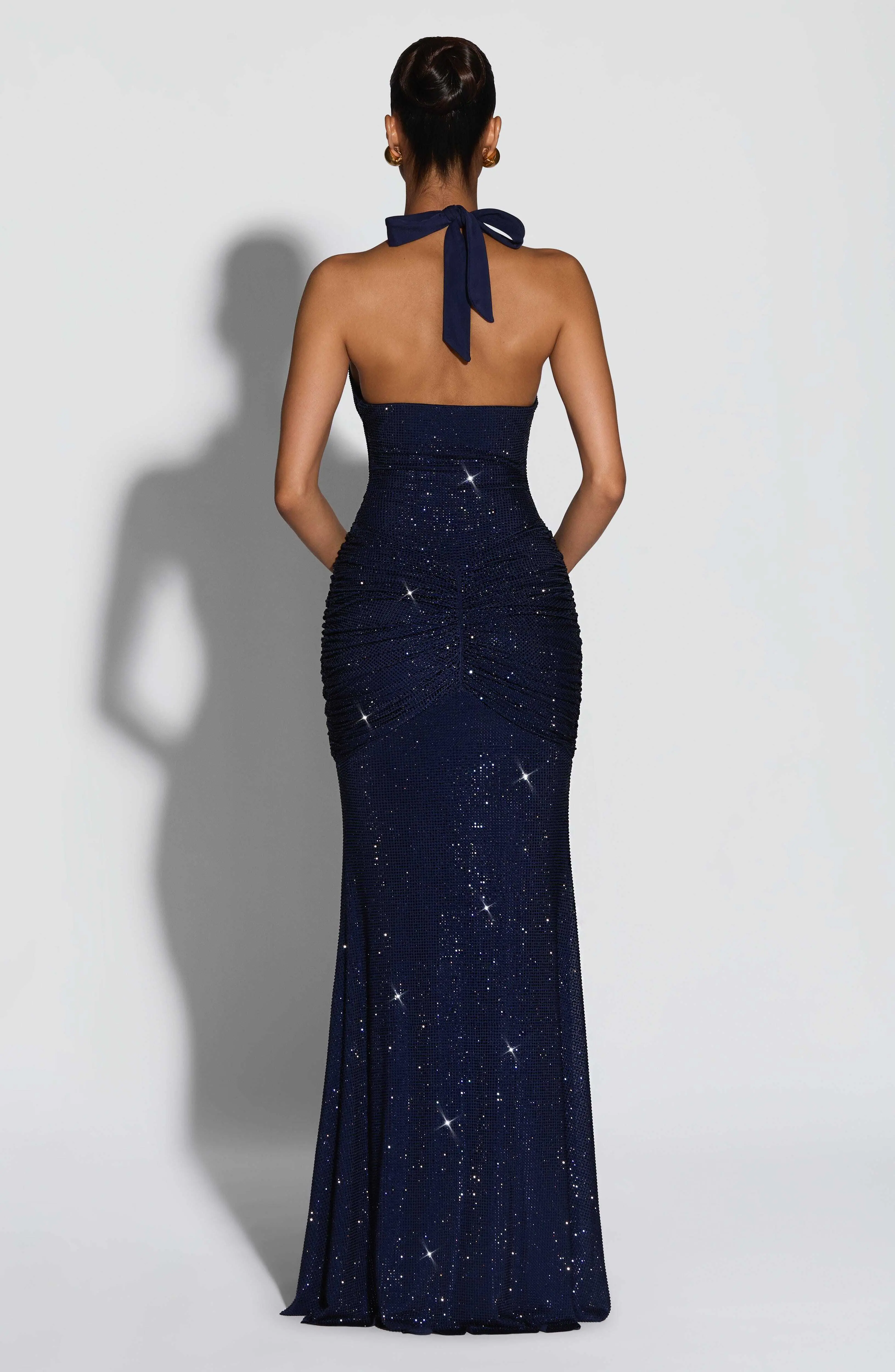Rosetta Maxi Dress - Navy Sparkle - Image 2