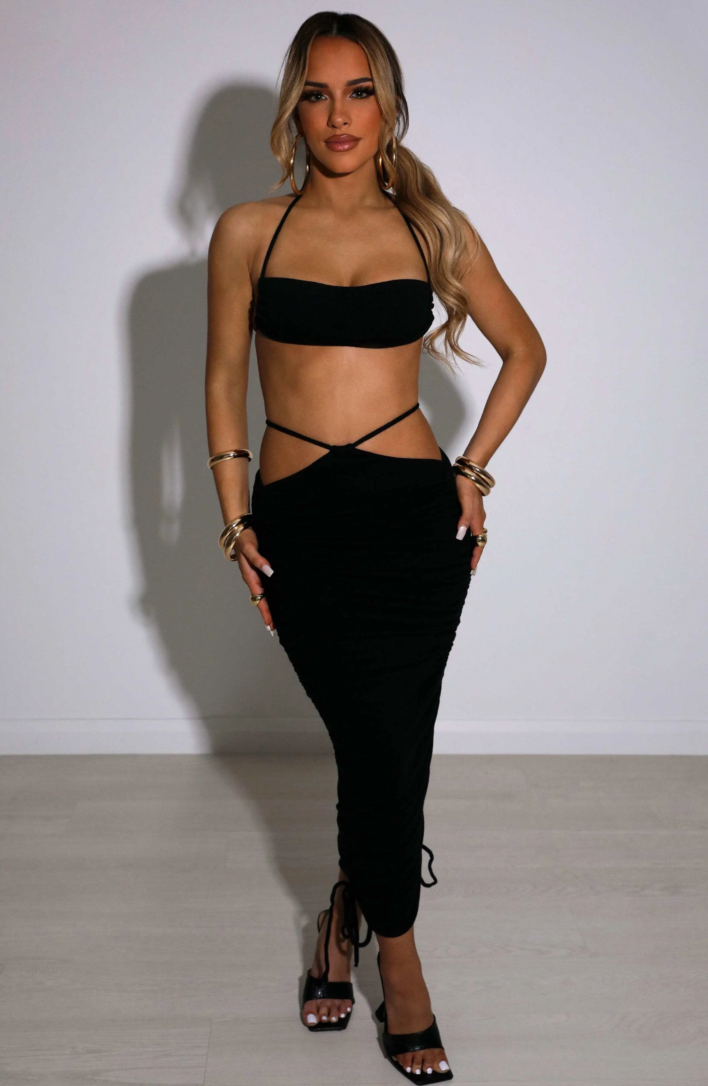 Valencia Maxi Skirt - Black - Image 8