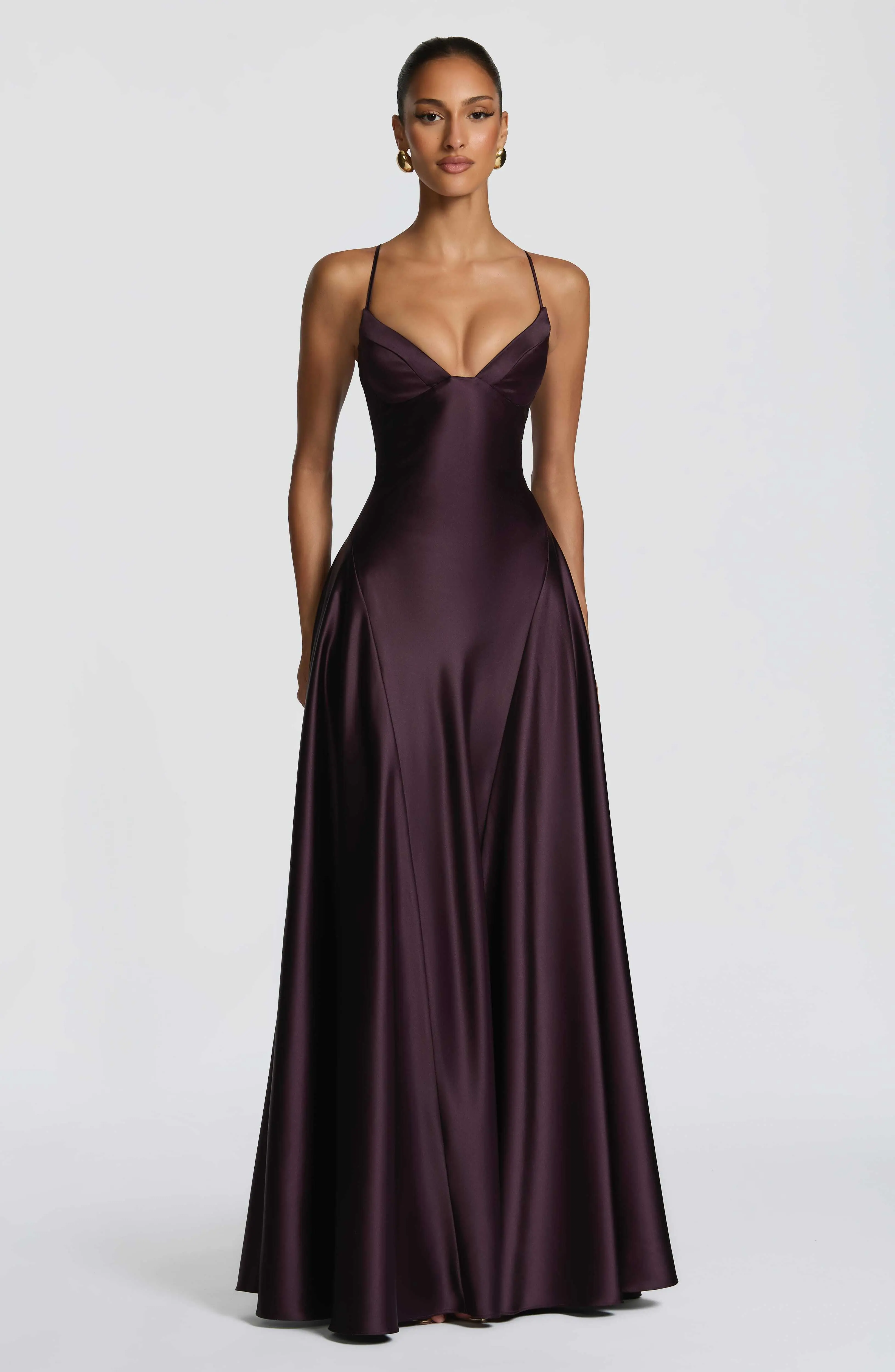 Asterin Maxi Dress - Plum
