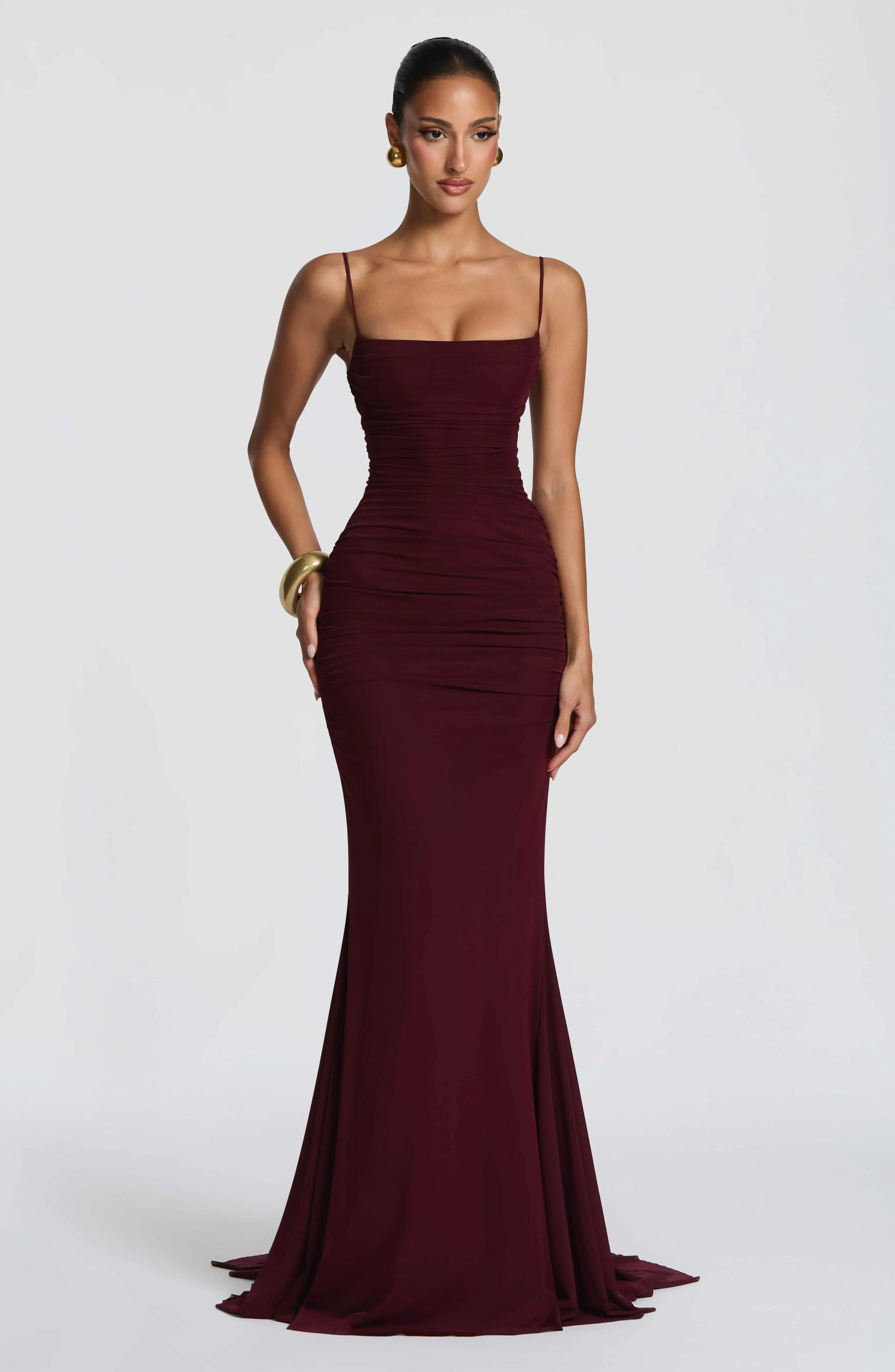 Zaria Gown - Cherry Lacquer - Image 7