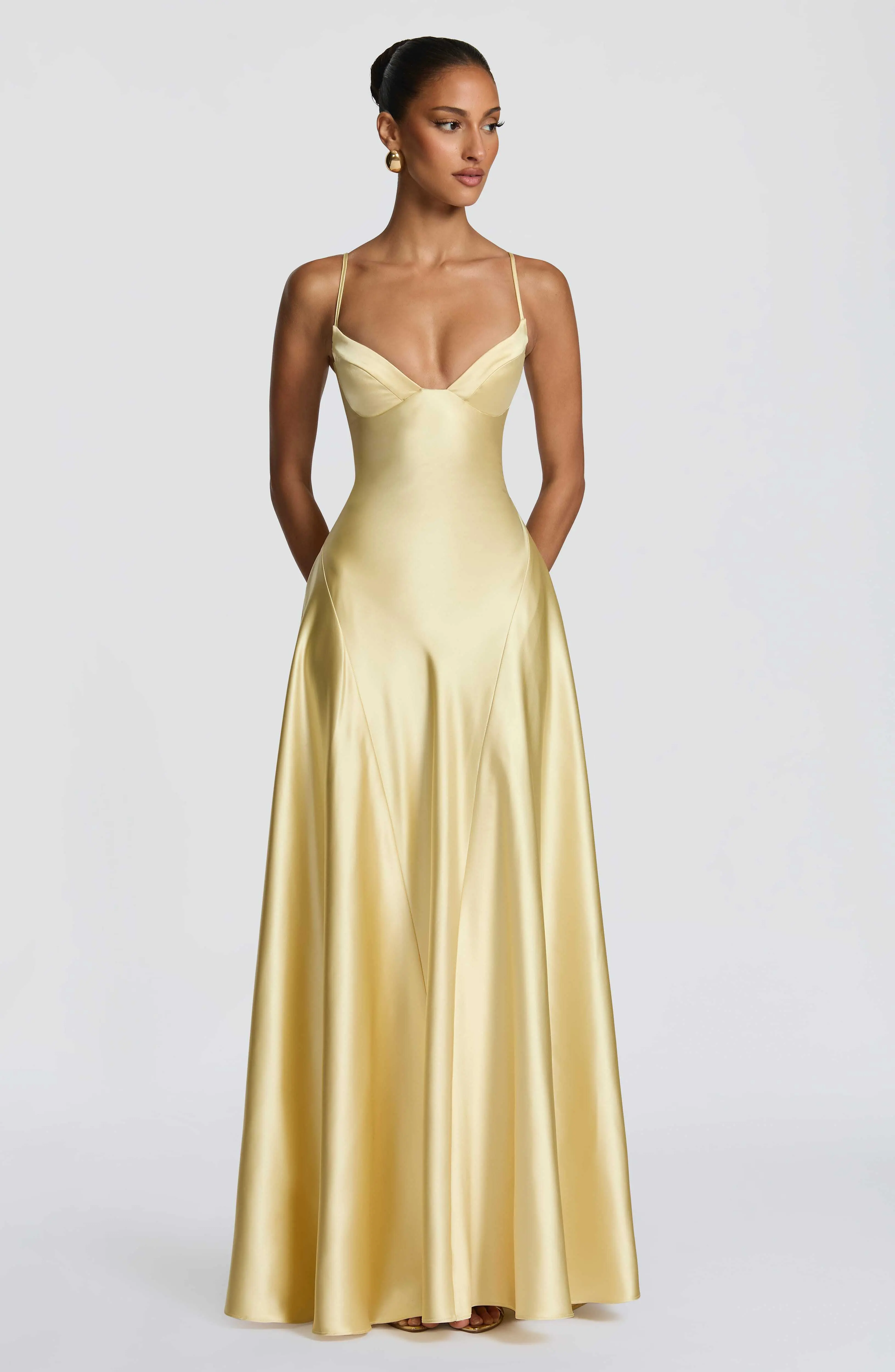 Asterin Maxi Dress - Lemon