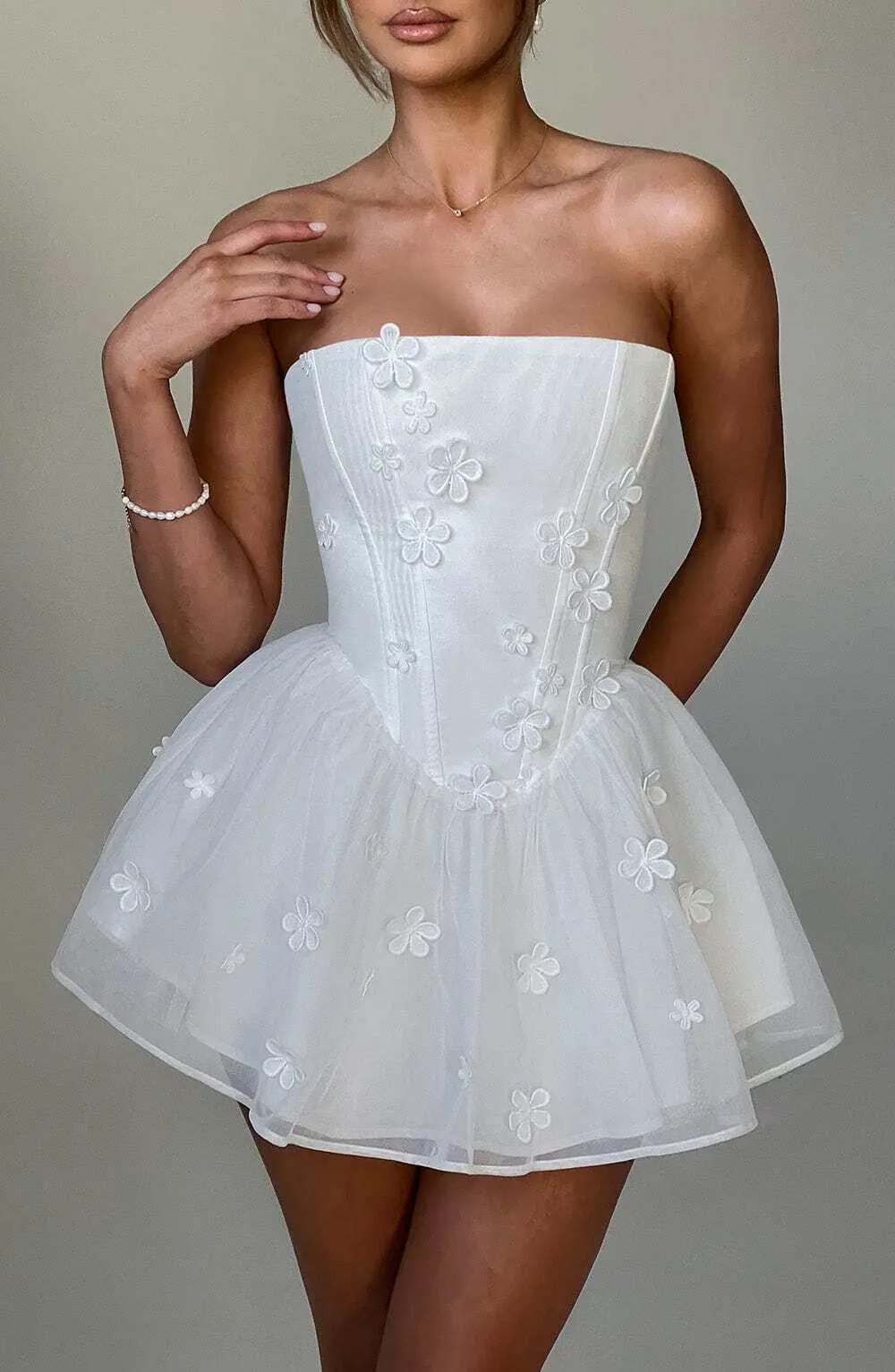 Justina Playsuit - Ivory - Image 5