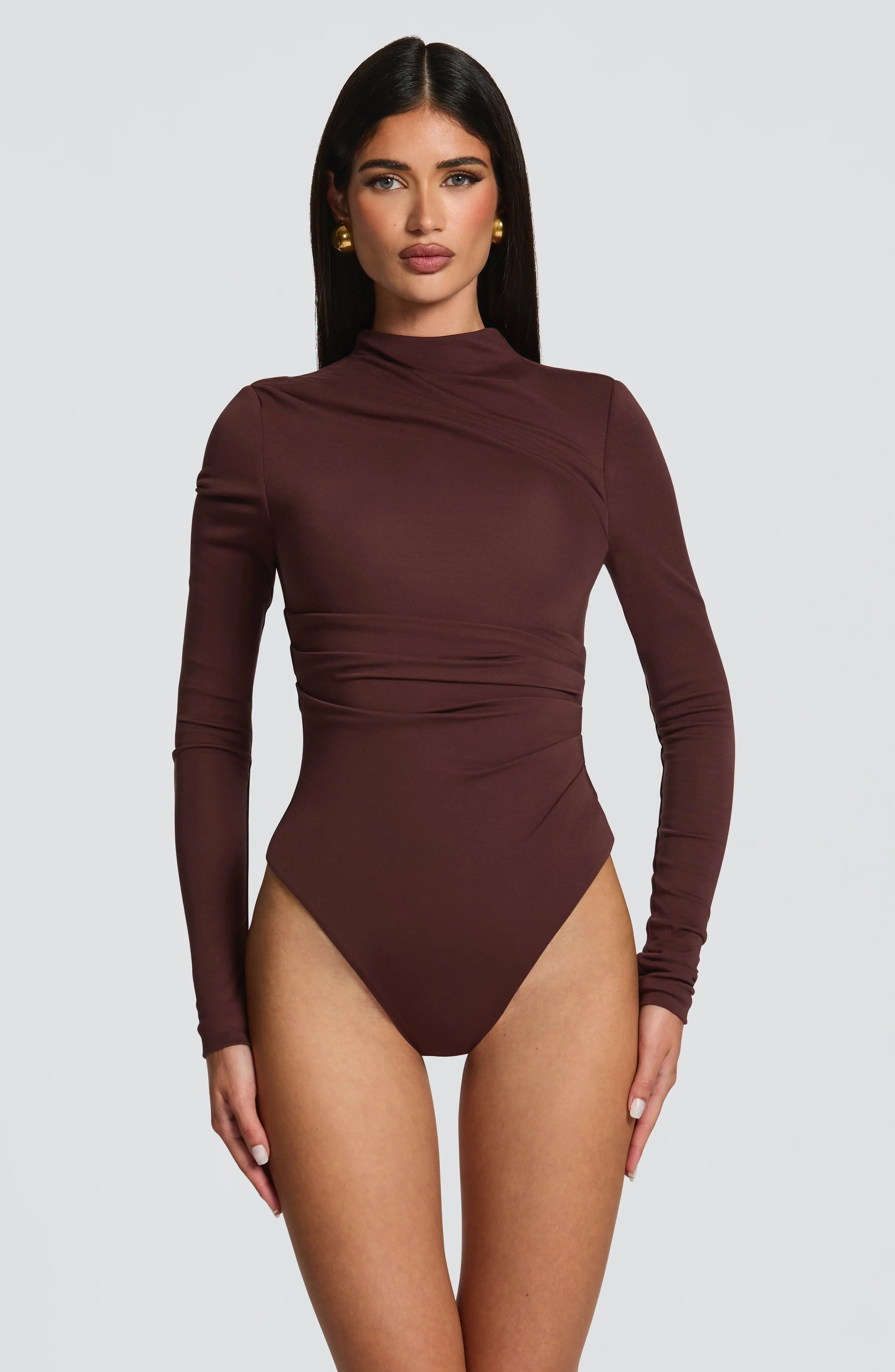 Pearson Bodysuit - Plum Brown - Image 2