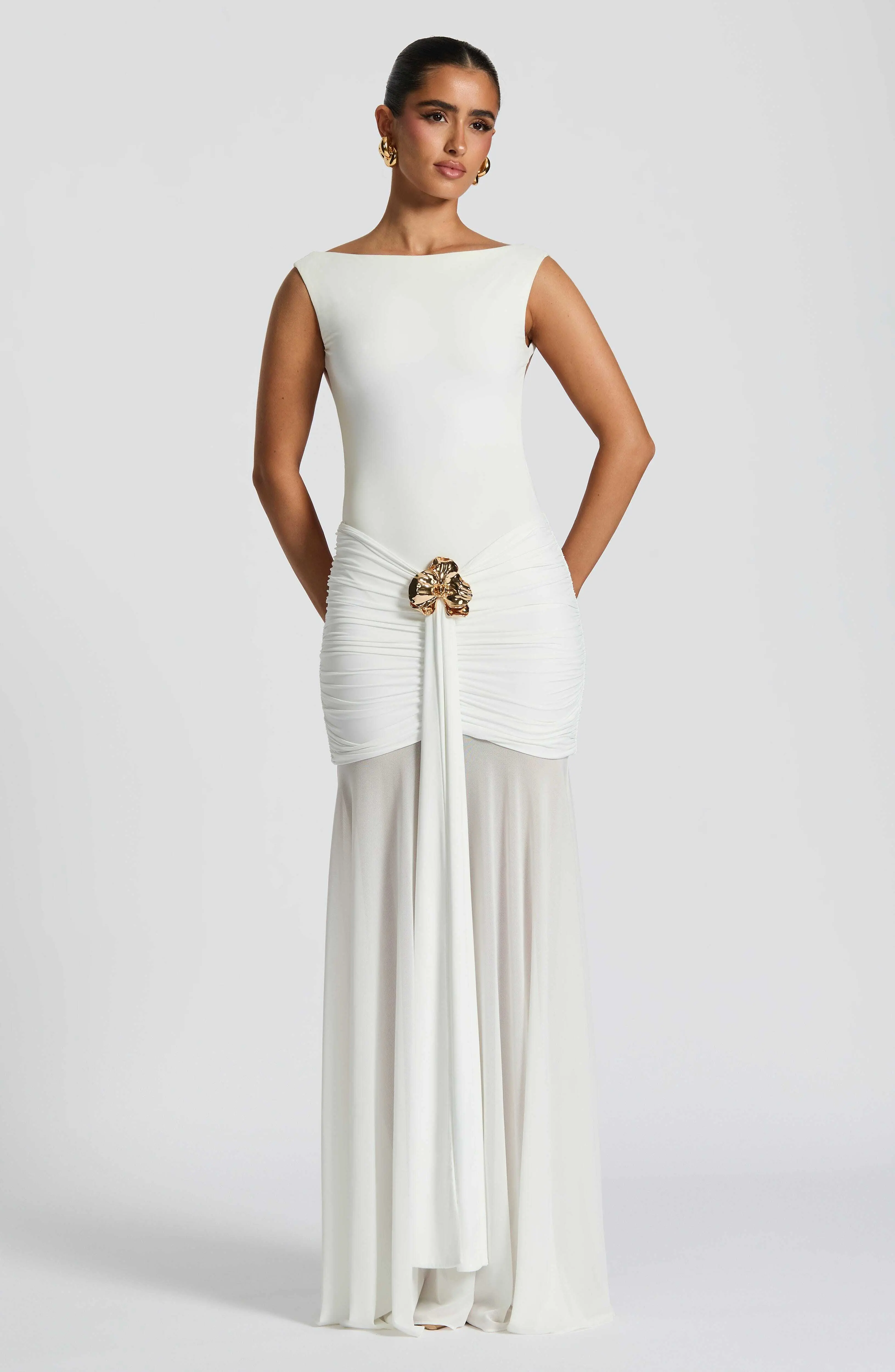 Fae Maxi Skirt - White - Image 8