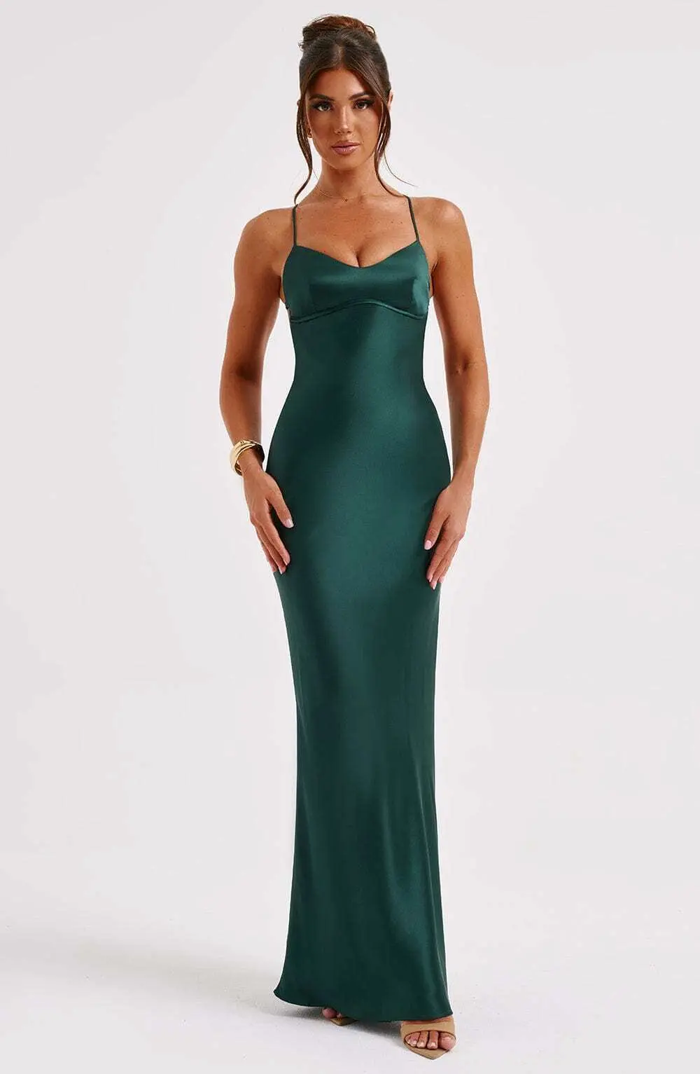 Malika Maxi Dress - Emerald - Image 8