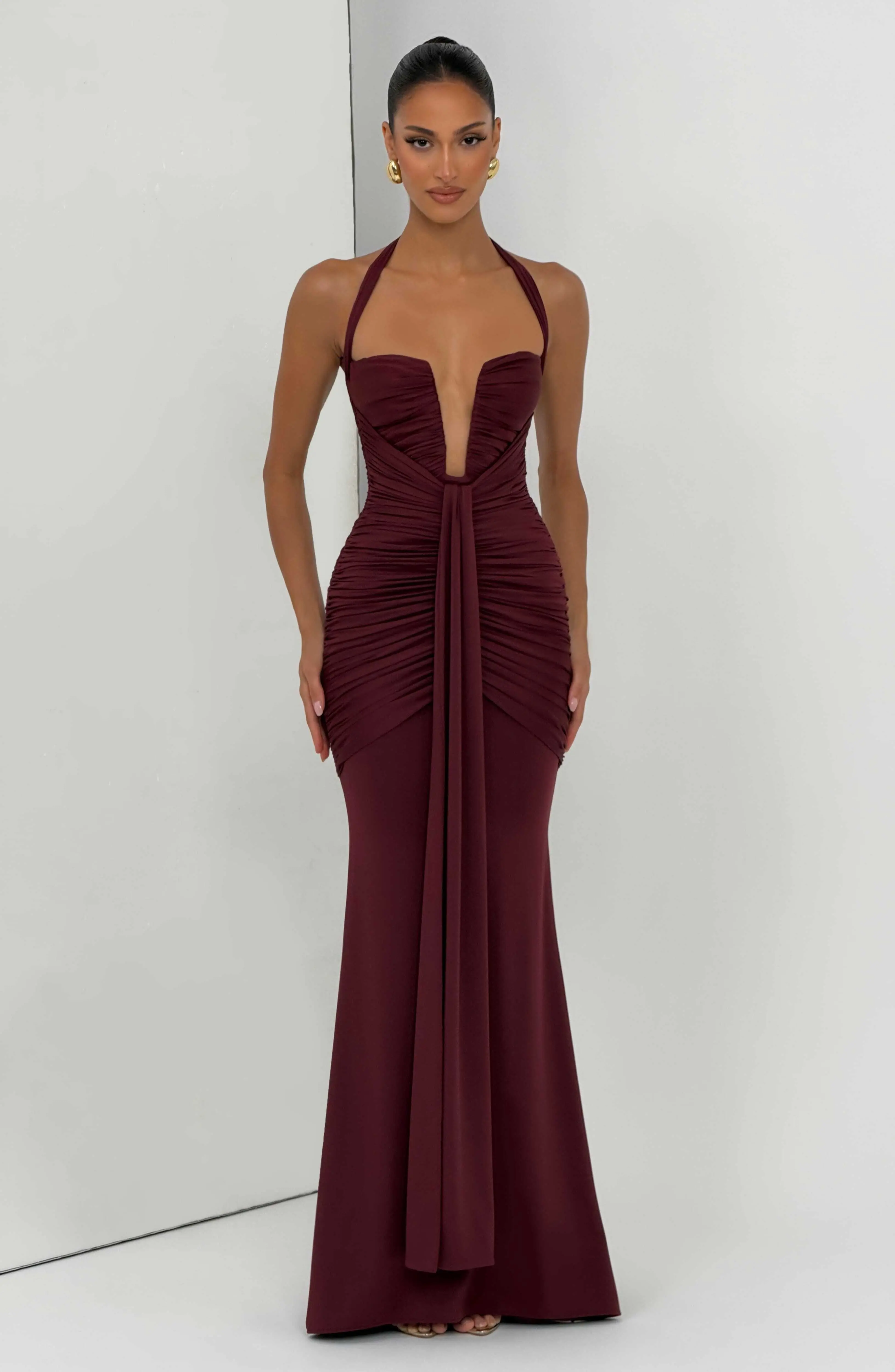 Morrigan Maxi Dress - Cherry Lacquer - Image 6