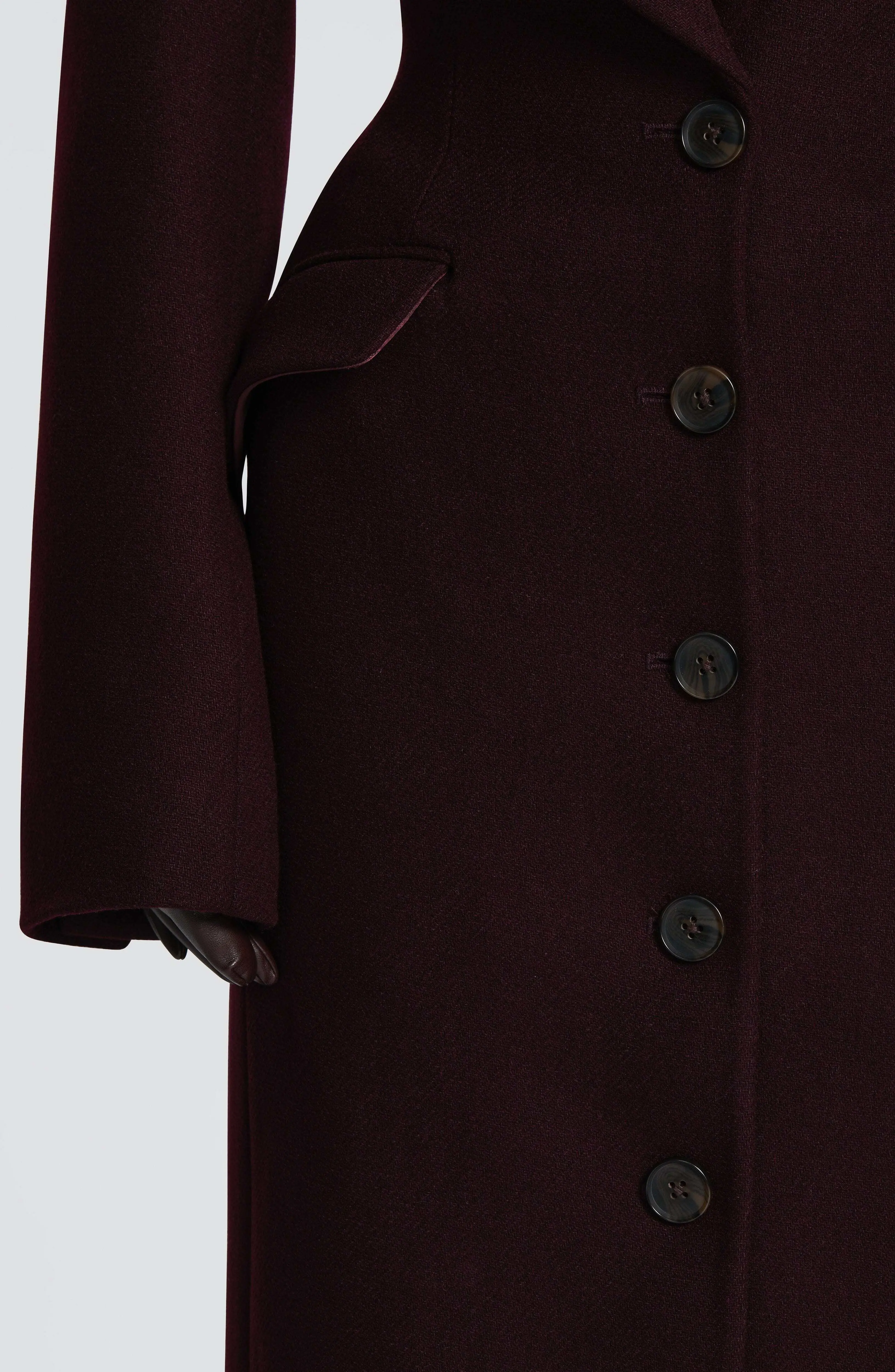 Ursula Coat - Plum - Image 8