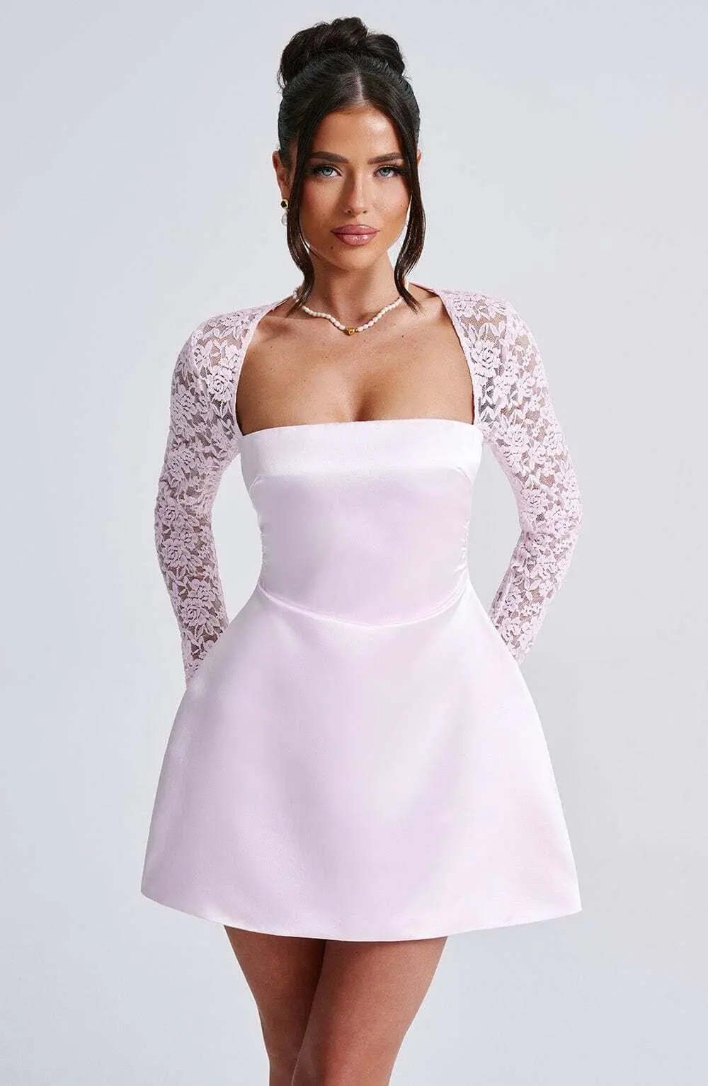 Sadie Mini Dress - Blush - Image 10