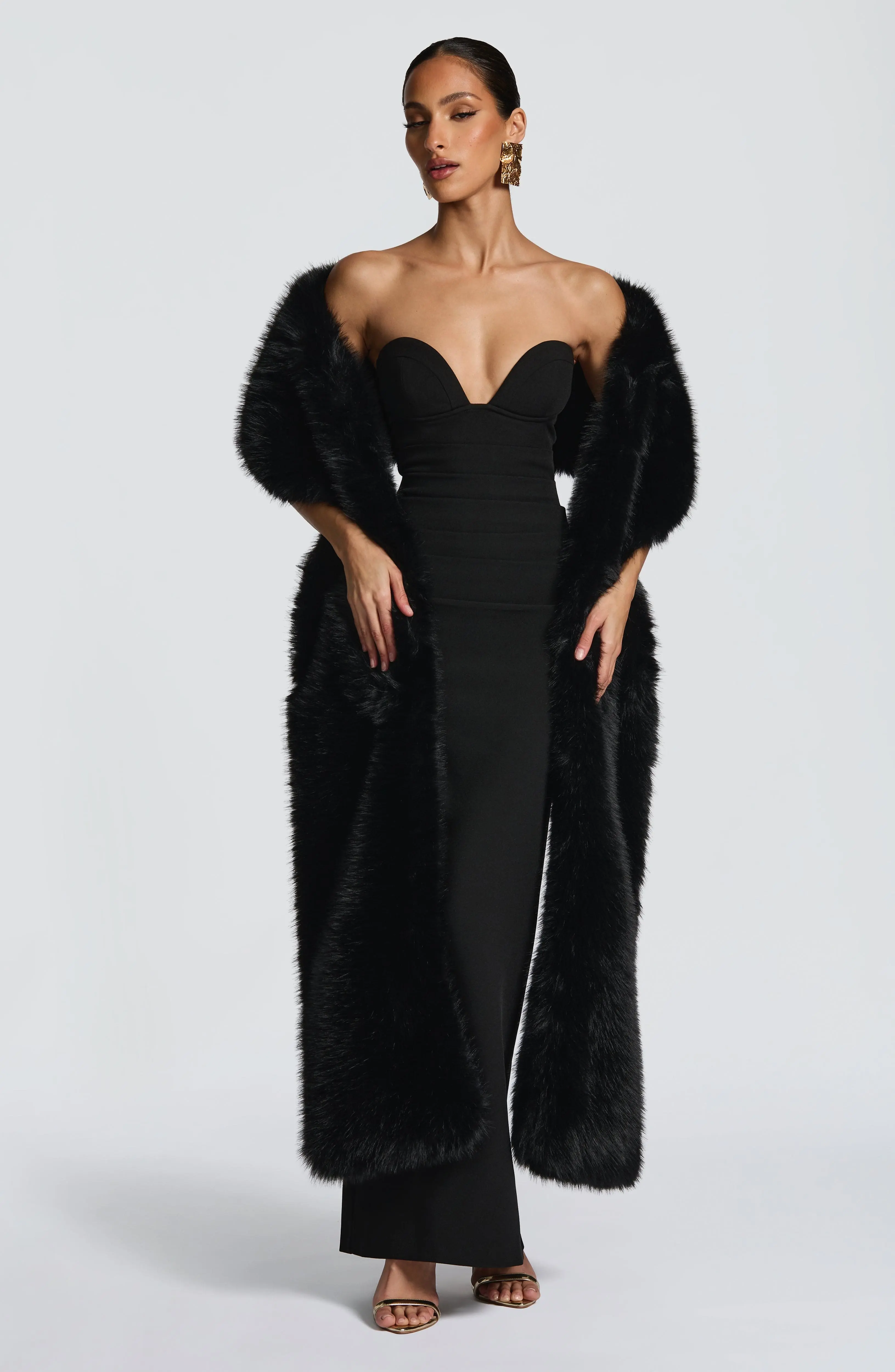 Lindsey Maxi Dress - Black - Image 10