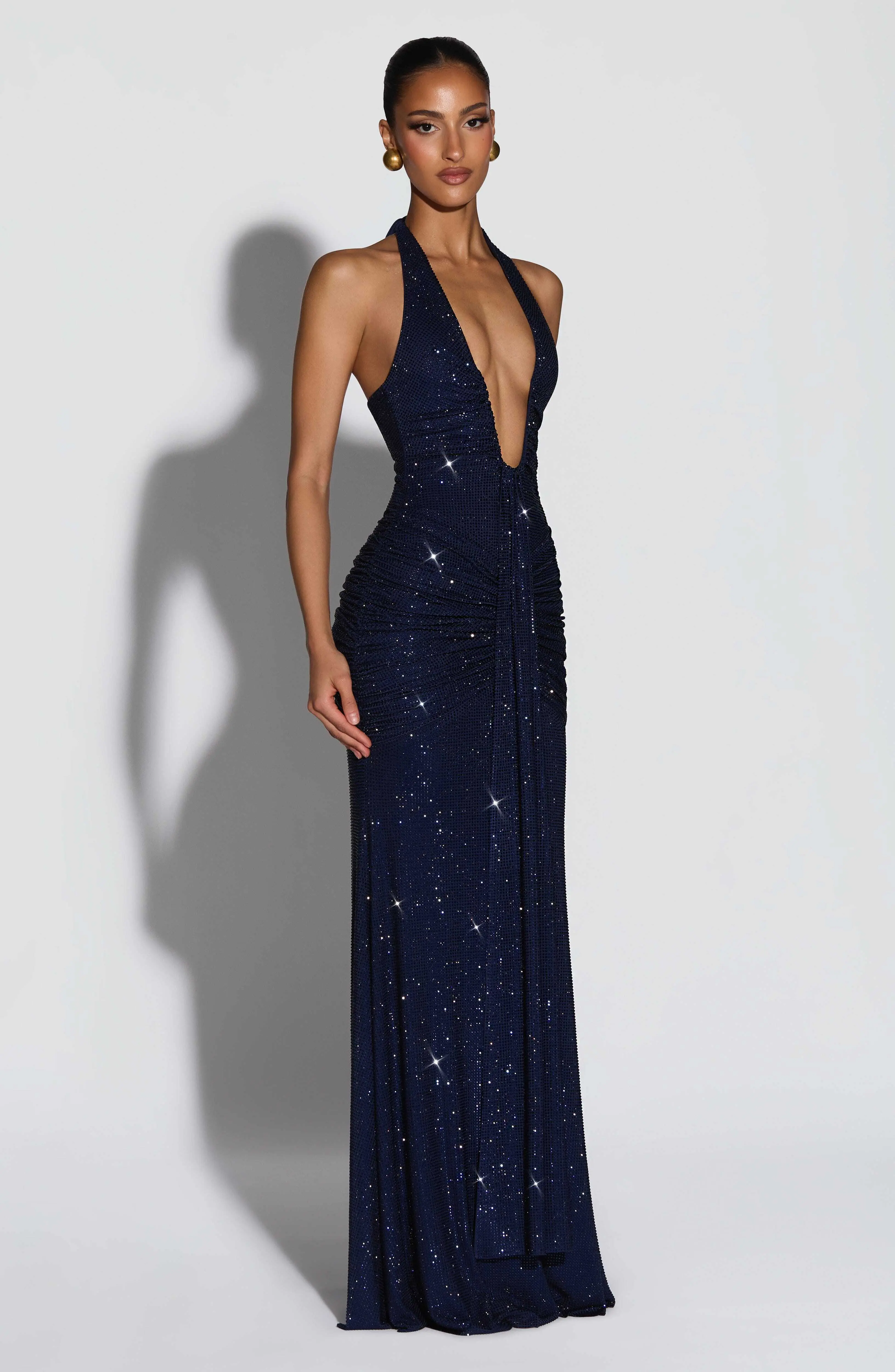 Rosetta Maxi Dress - Navy Sparkle - Image 5