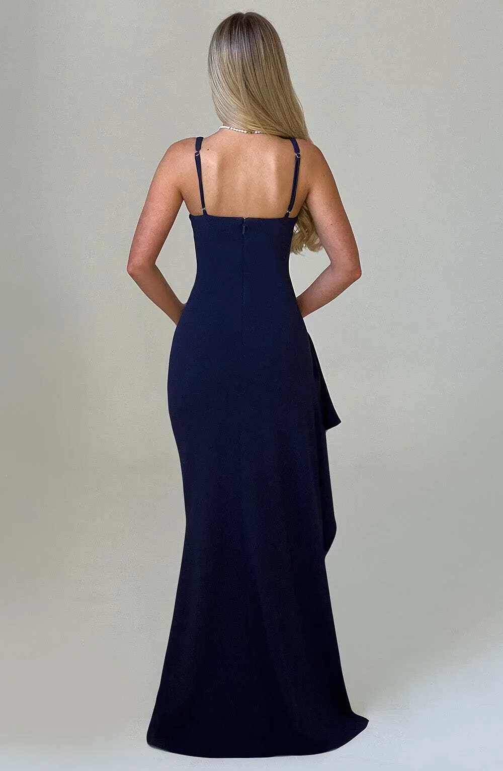 Violetta Maxi Dress - Navy - Image 3