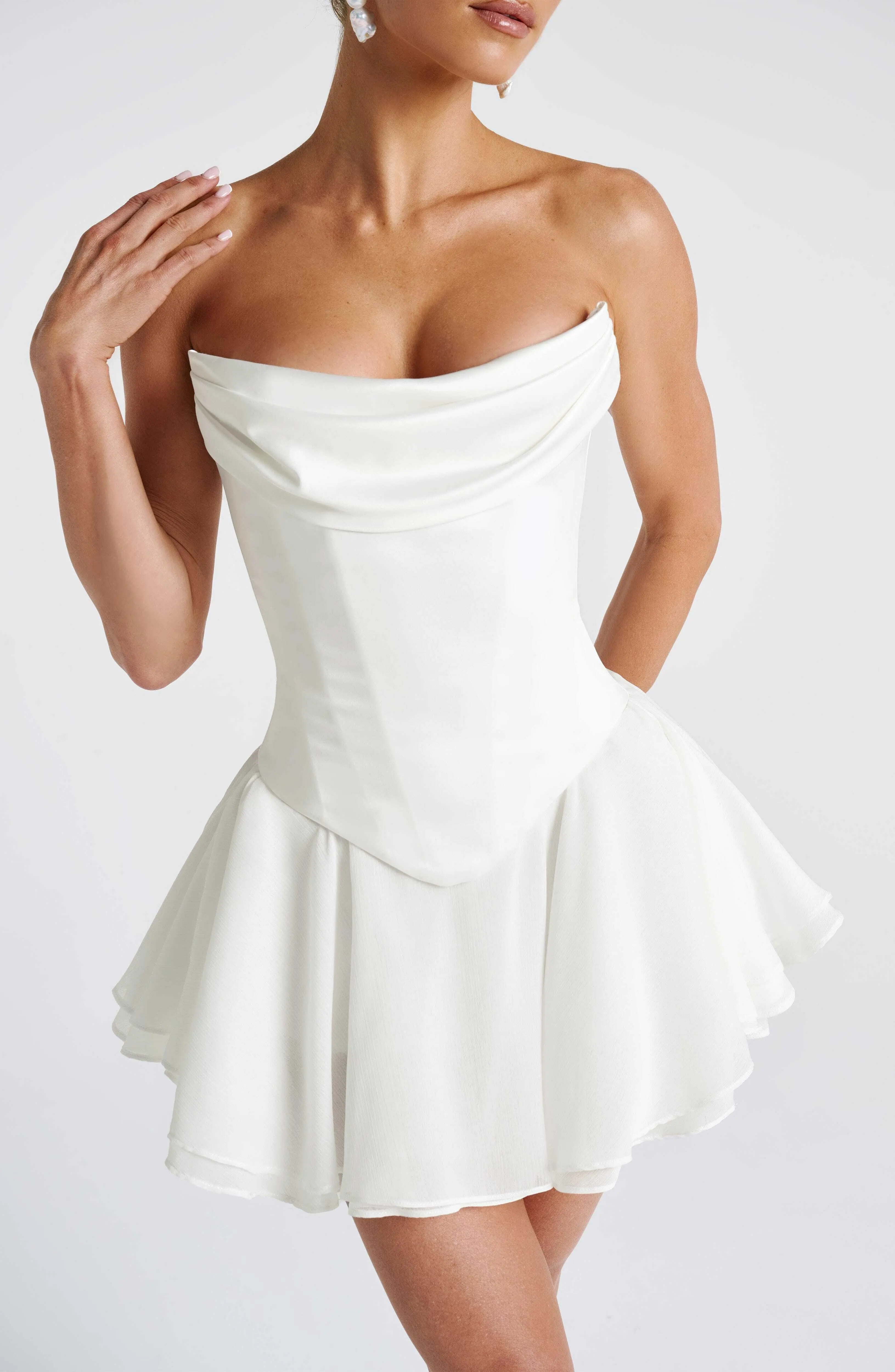 Callista Corset - Ivory - Image 2