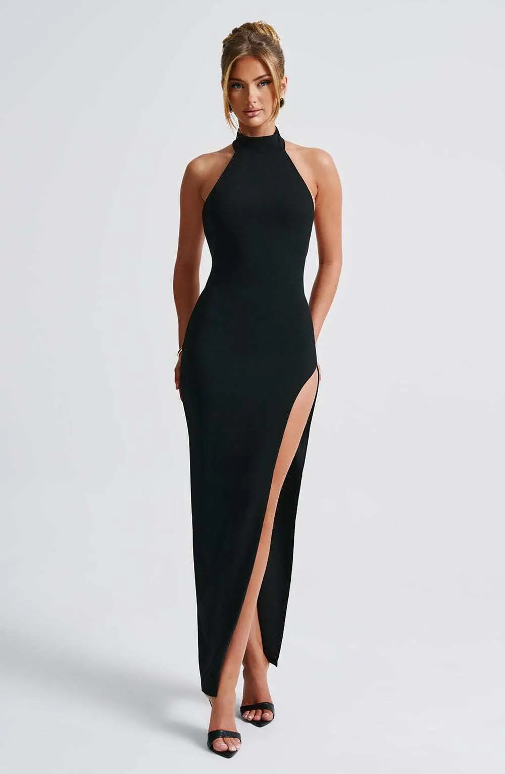 Adalia Maxi Dress - Black - Image 4