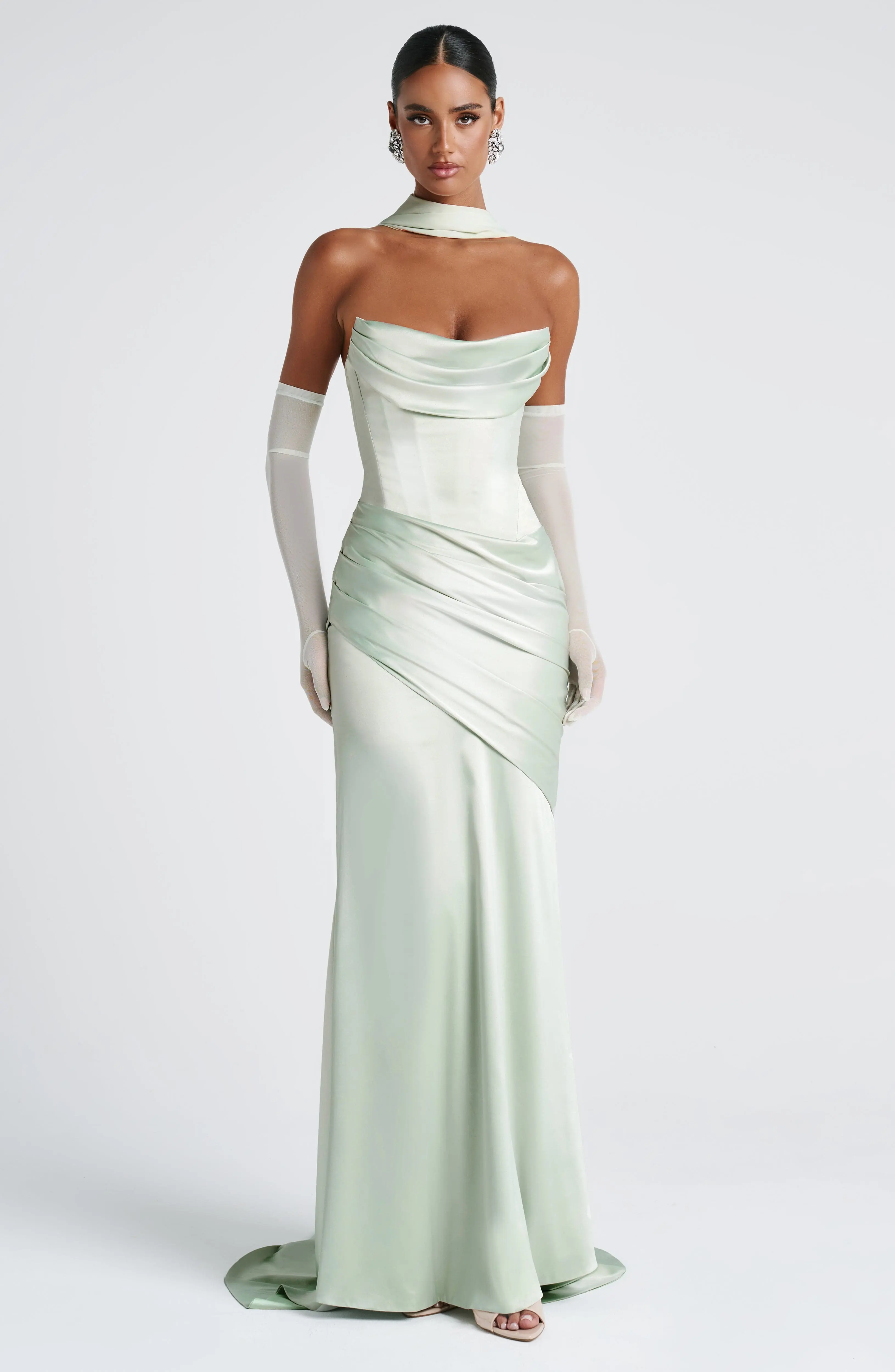 Kensington Maxi Dress - Mint - Image 4