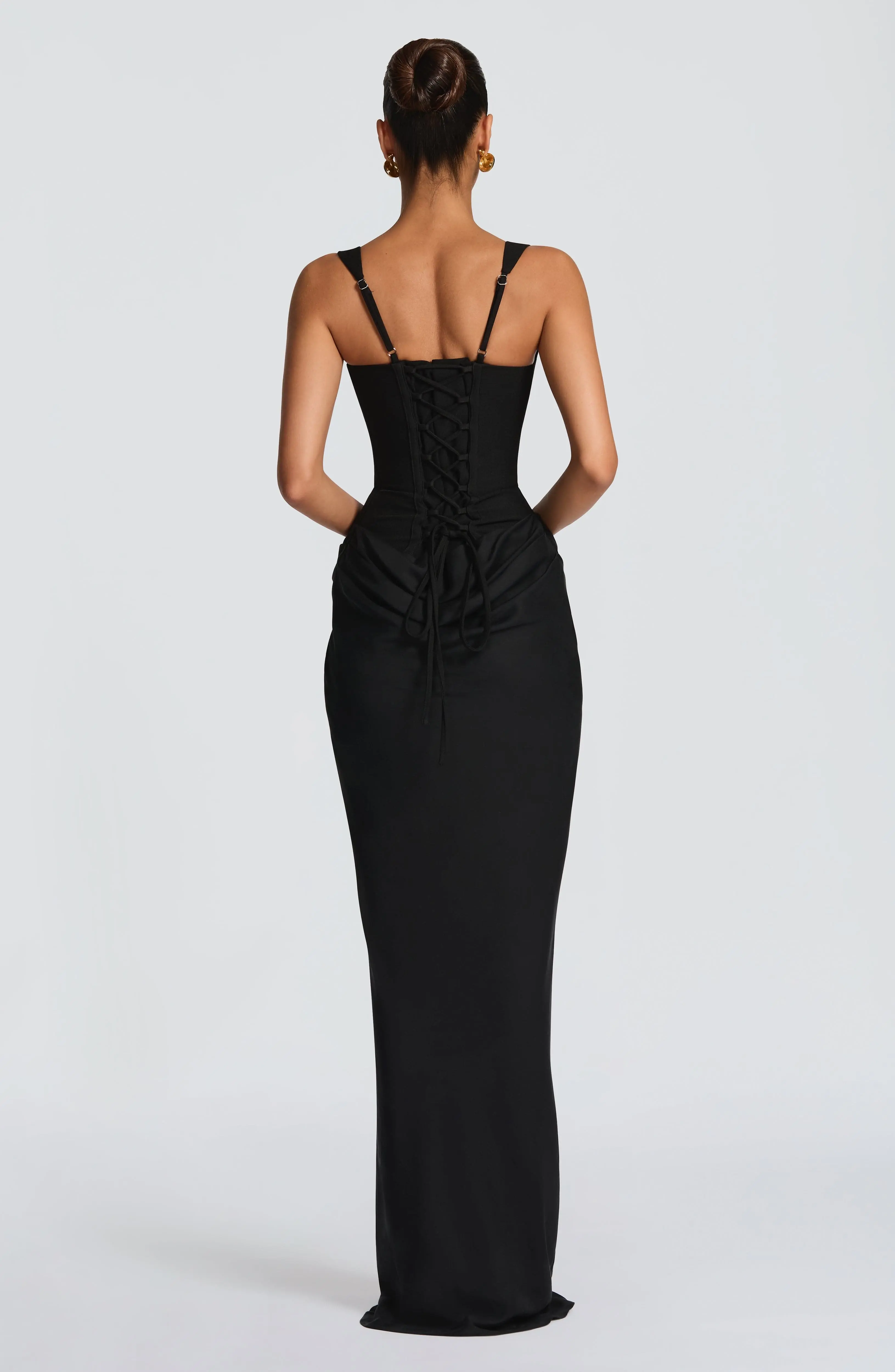 Cornelia Maxi Dress - Black - Image 2