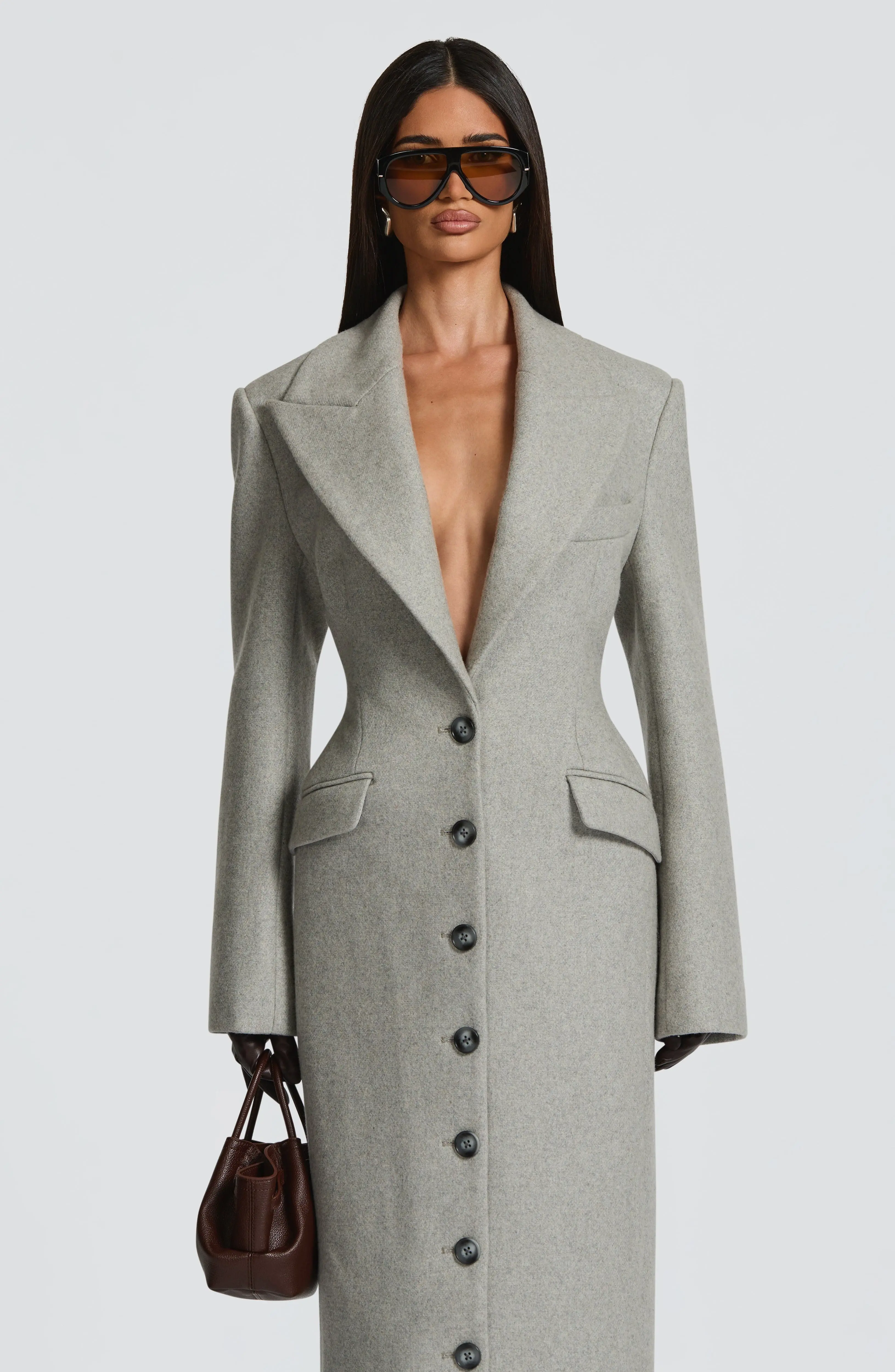 Ursula Coat - Light Grey - Image 10