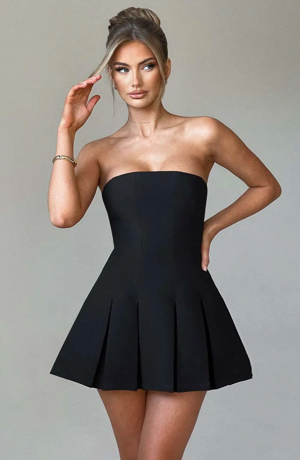 Bryony Mini Dress - Black - Image 12