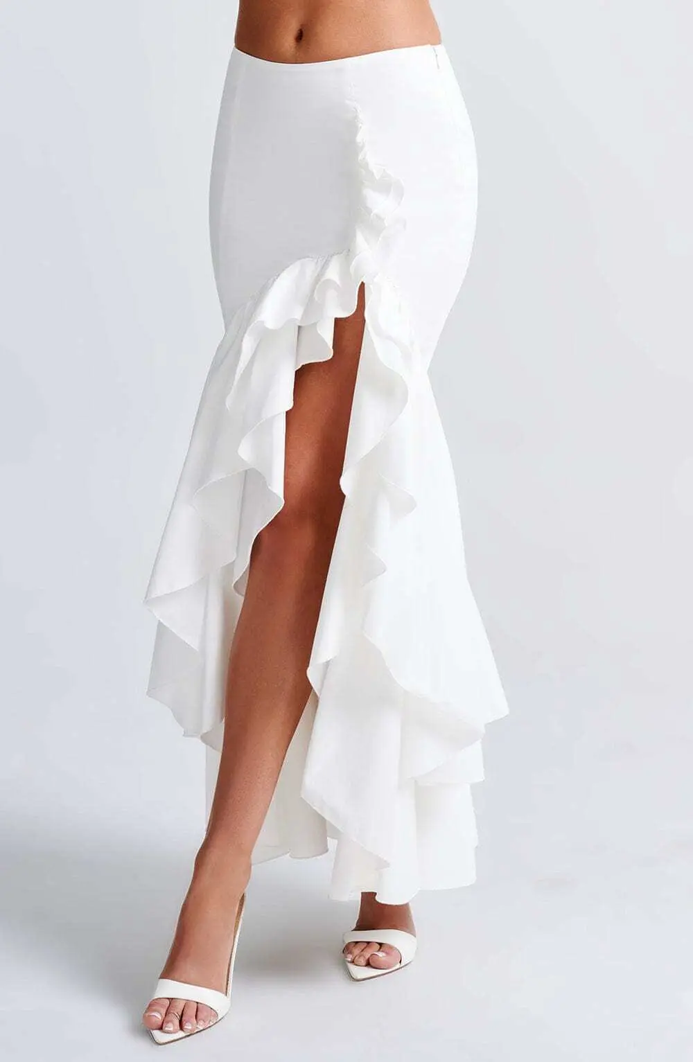 Lavinia Maxi Skirt - Ivory - Image 7