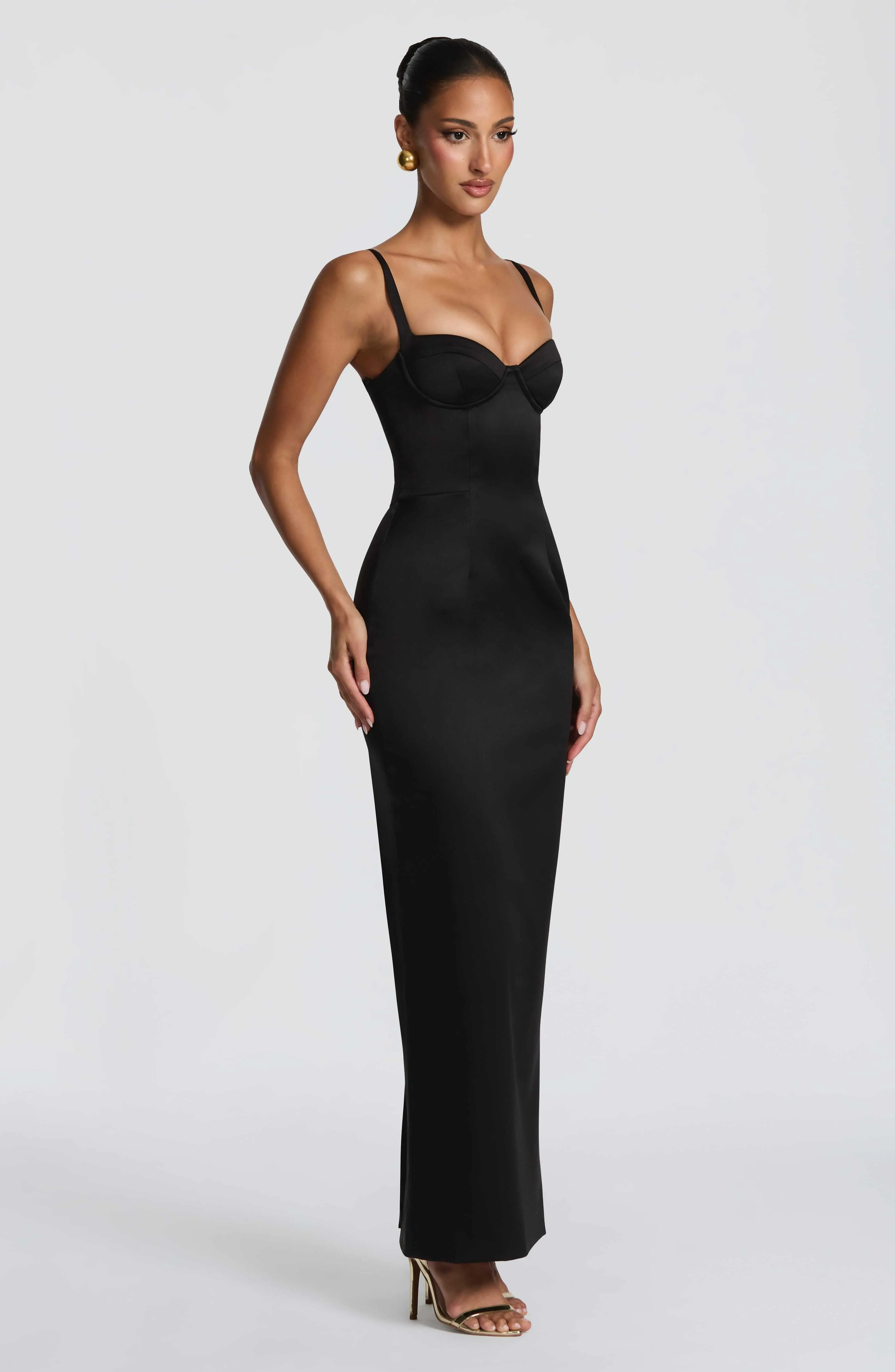 Bennett Maxi Dress - Black - Image 3