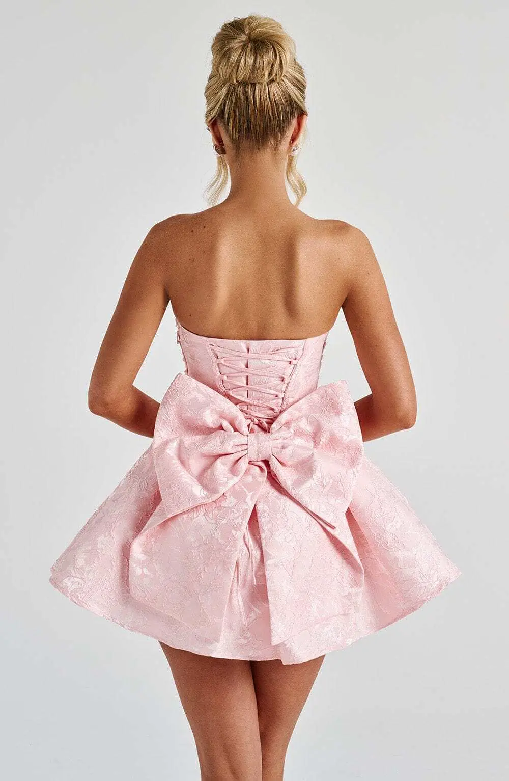 Salome Mini Dress - Blush - Image 3