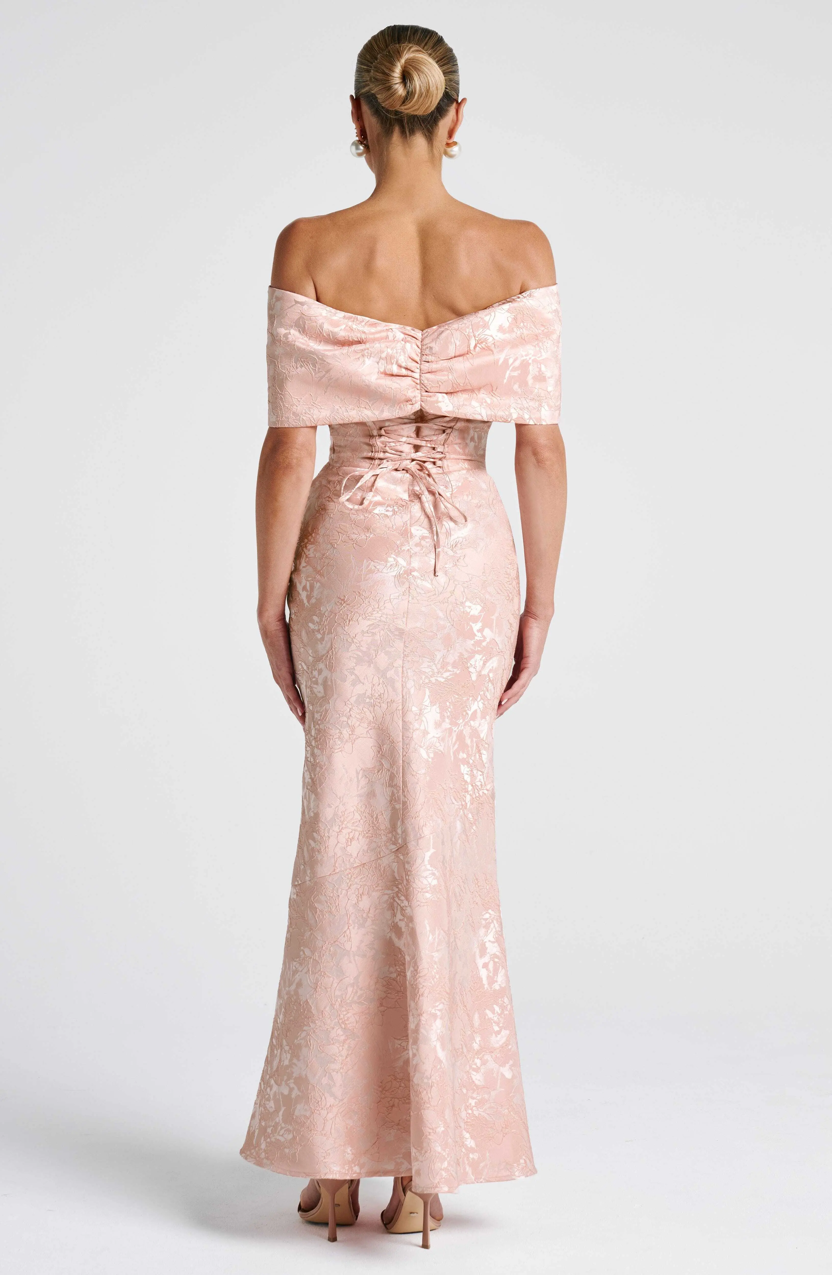 Emberly Maxi Dress - Soft Peach - Image 8